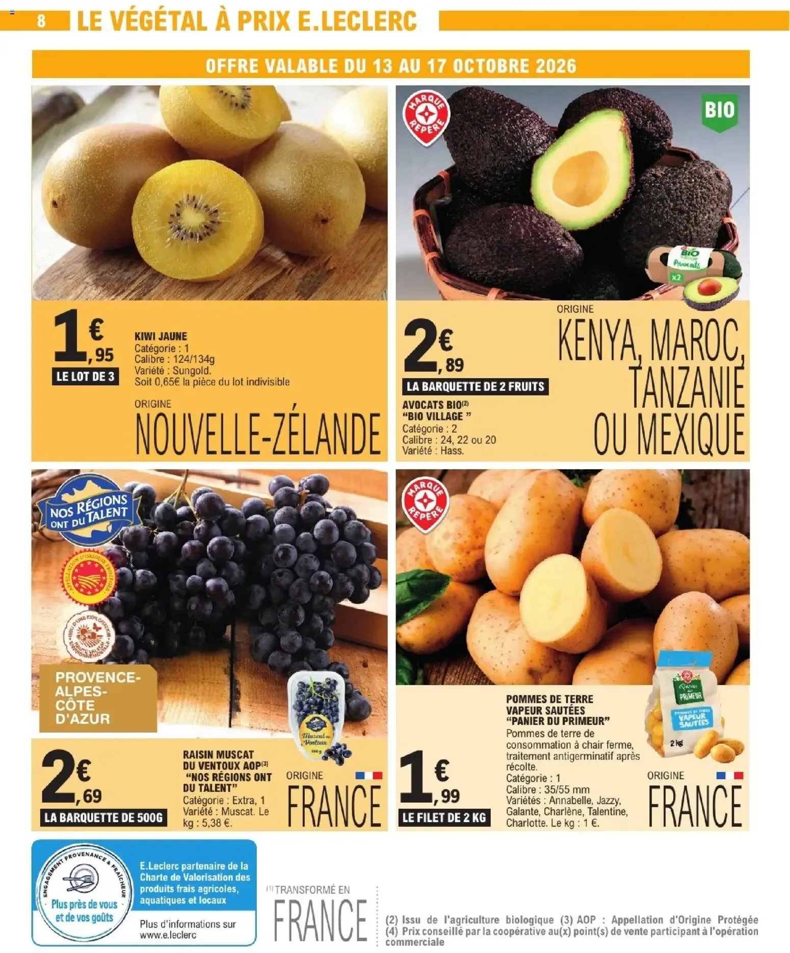 Catalogue E.Leclerc du 13/10/2026 | Nouveau promo prospectus du 13 octobre au 24 octobre 2026 - Catalogue page 8