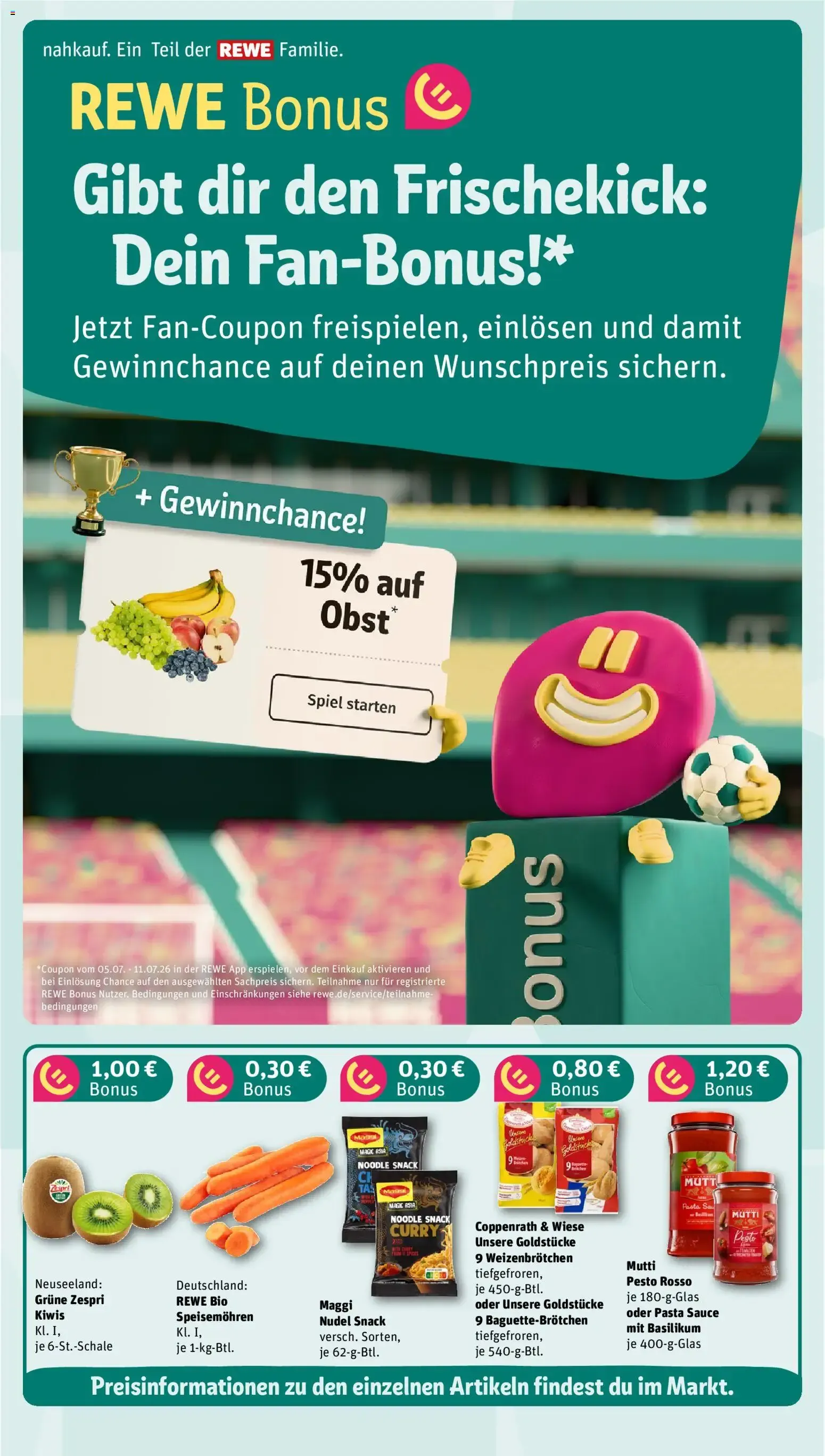 Nahkauf Prospekt (ab 06.07.2026) zum Blättern von 6. Juli bis 12. Juli 2026 - Prospekt seite 4