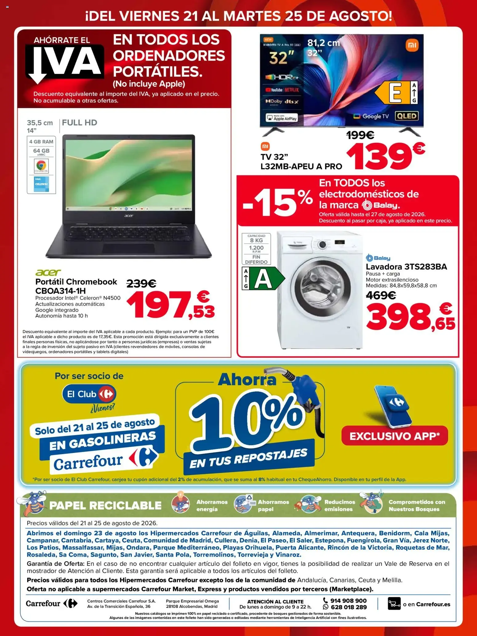 Catálogo de Carrefour Precio Imbatible del 21/08/2026 | Catálogo 21 de agosto al 25 de agosto 2026 - Página 4