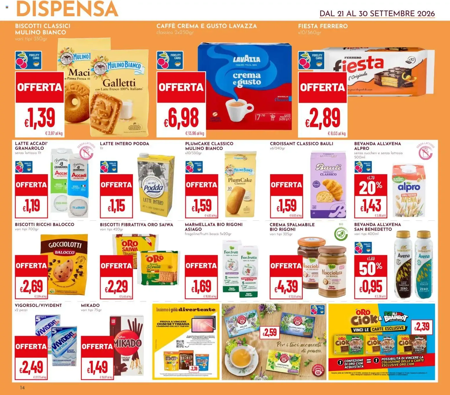 LA SARDEGNA DA GUSTARE da 21 settembre a 30 settembre di 2026 - Pagina del volantino 14
