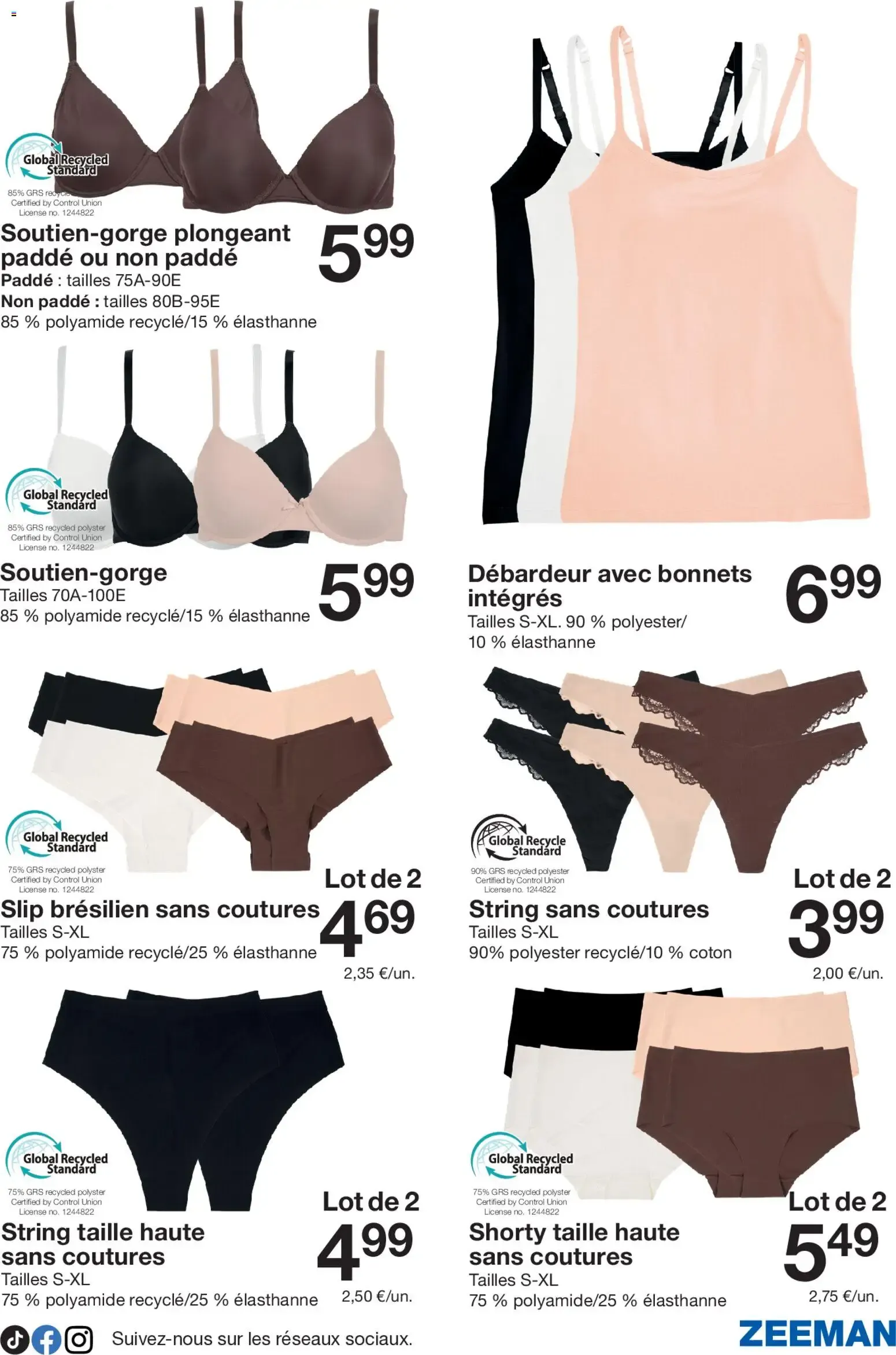 Zeeman - Promoción Ropa Interior Femenina du 13 juin au 26 juin 2026 - Catalogue page 13