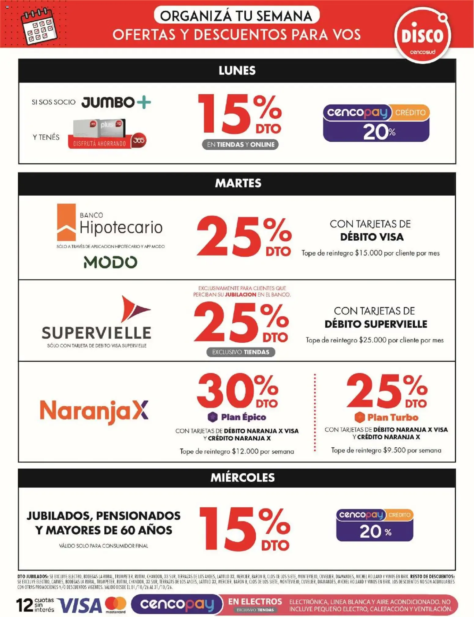 Ofertas de Disco Super Ofertas 9 de octubre al 11 de octubre 2026 - Página 11 del catálogo