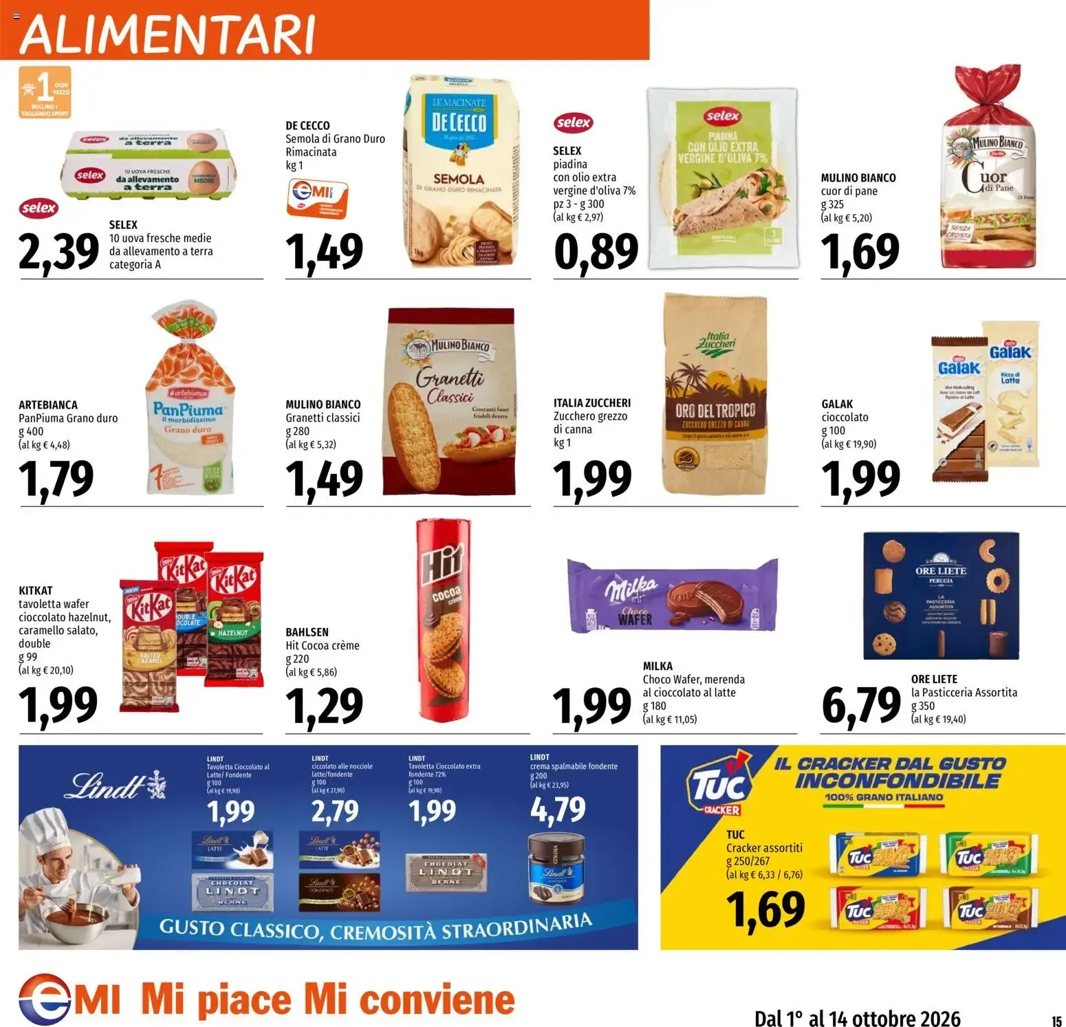 EMI volantino dal 01/10/2026 - online Offerte da 1 ottobre a 14 ottobre di 2026 - Pagina del volantino 15
