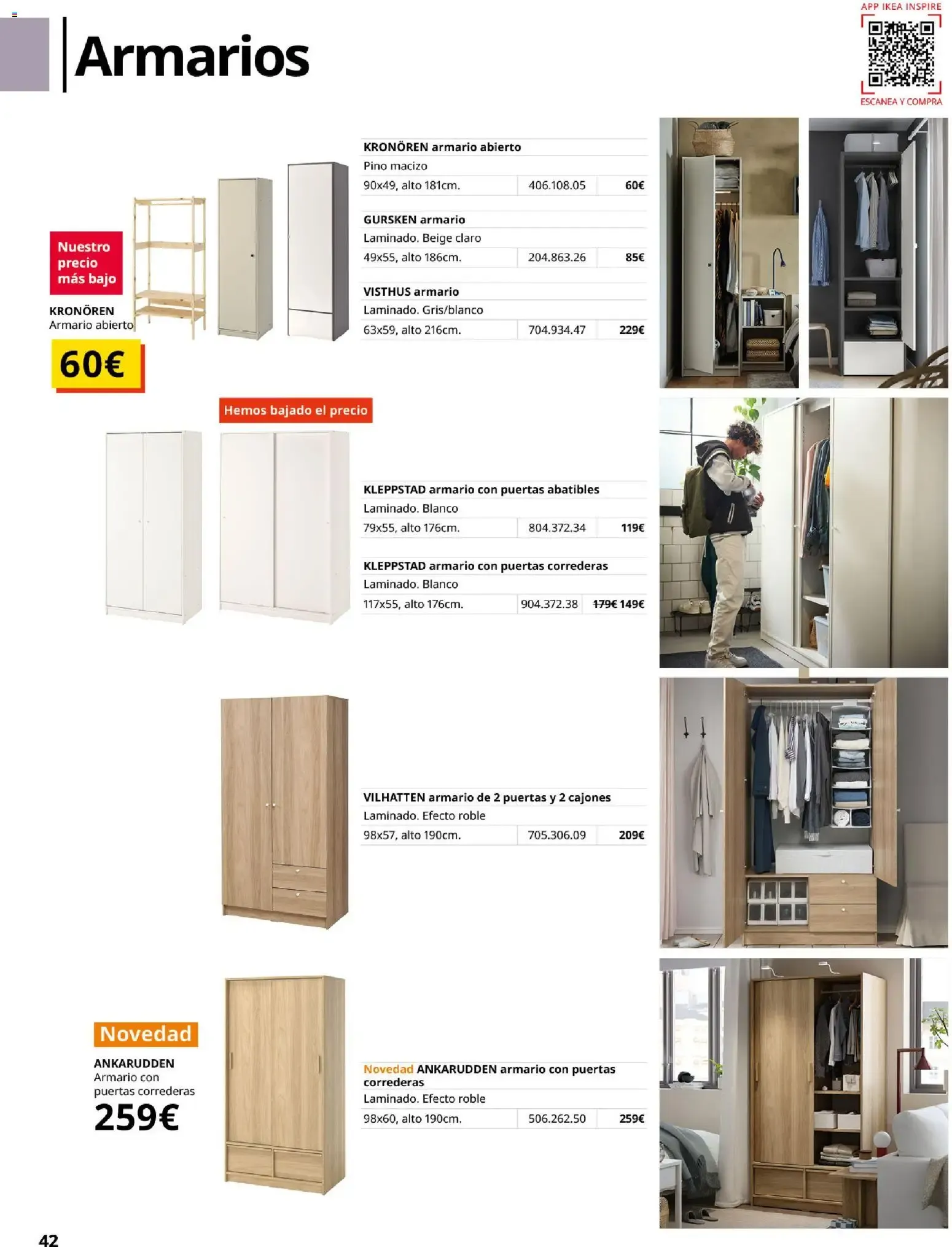 Catálogo de IKEA - Guía de Compra Muebles para el Dormitorio 1 de septiembre al 31 de enero 2027 - Página 42