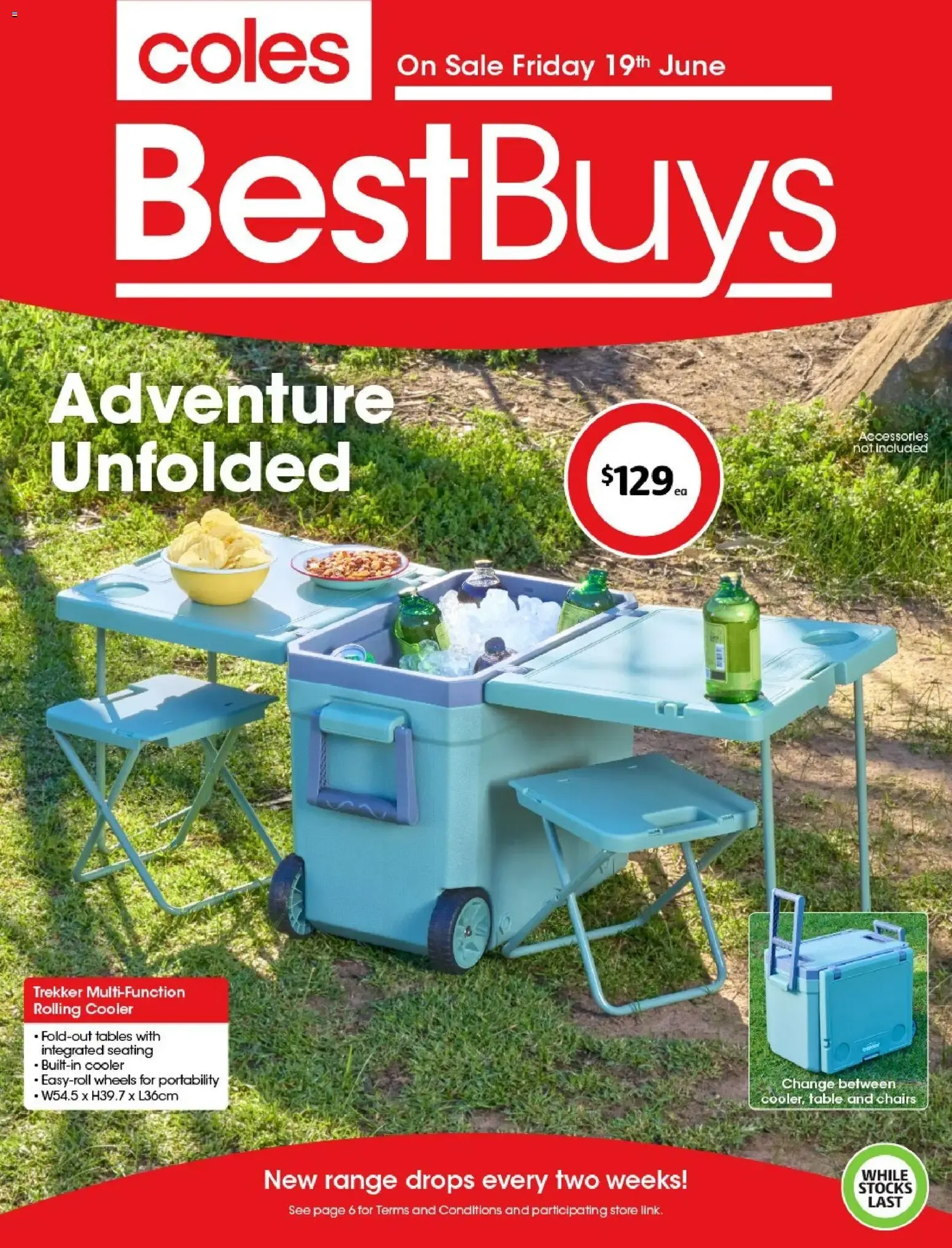 Coles BestBuys: Adventure Unfolded - Catalogue valid from 19 June to 3 July 2026 - page 1