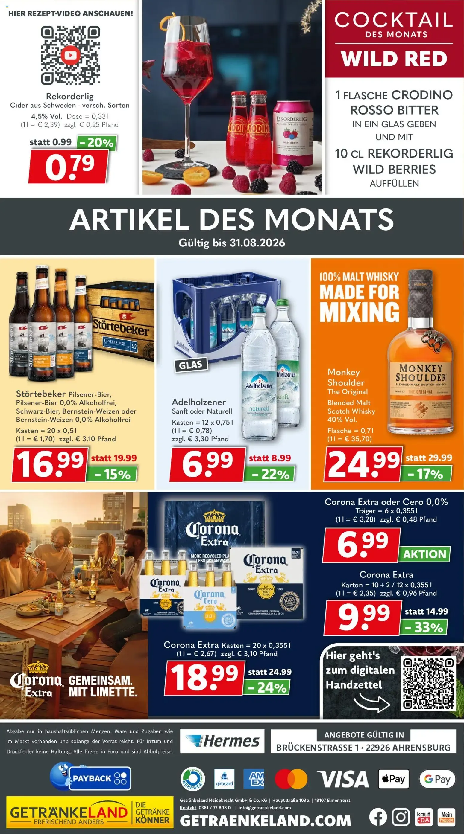 Getränkeland Jubelpreise von 17. August bis 29. August 2026 - Prospekt seite 10