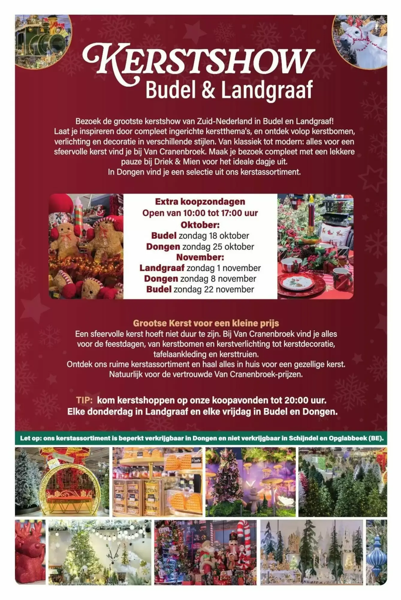 Van Cranenbroek Kerstshow van 12 oktober tot 1 november 2026 - Folder pagina 3