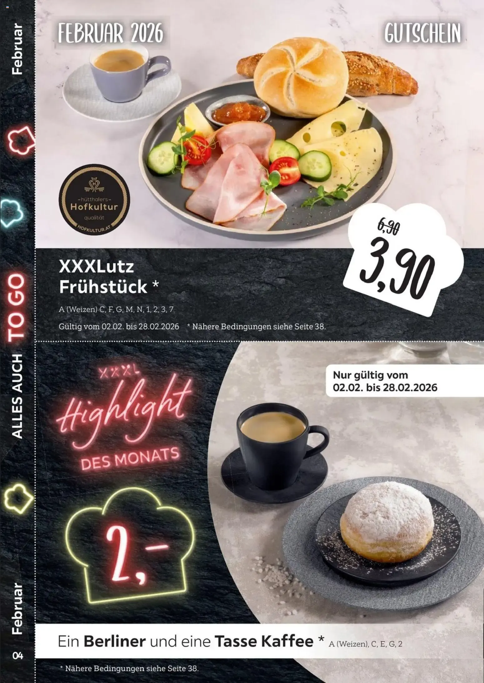 XXXL Lutz Restaurantgutscheine (ab 01.02.2026) zum Blättern von 1. Februar bis 31. Juli 2026 - Prospekt seite 4
