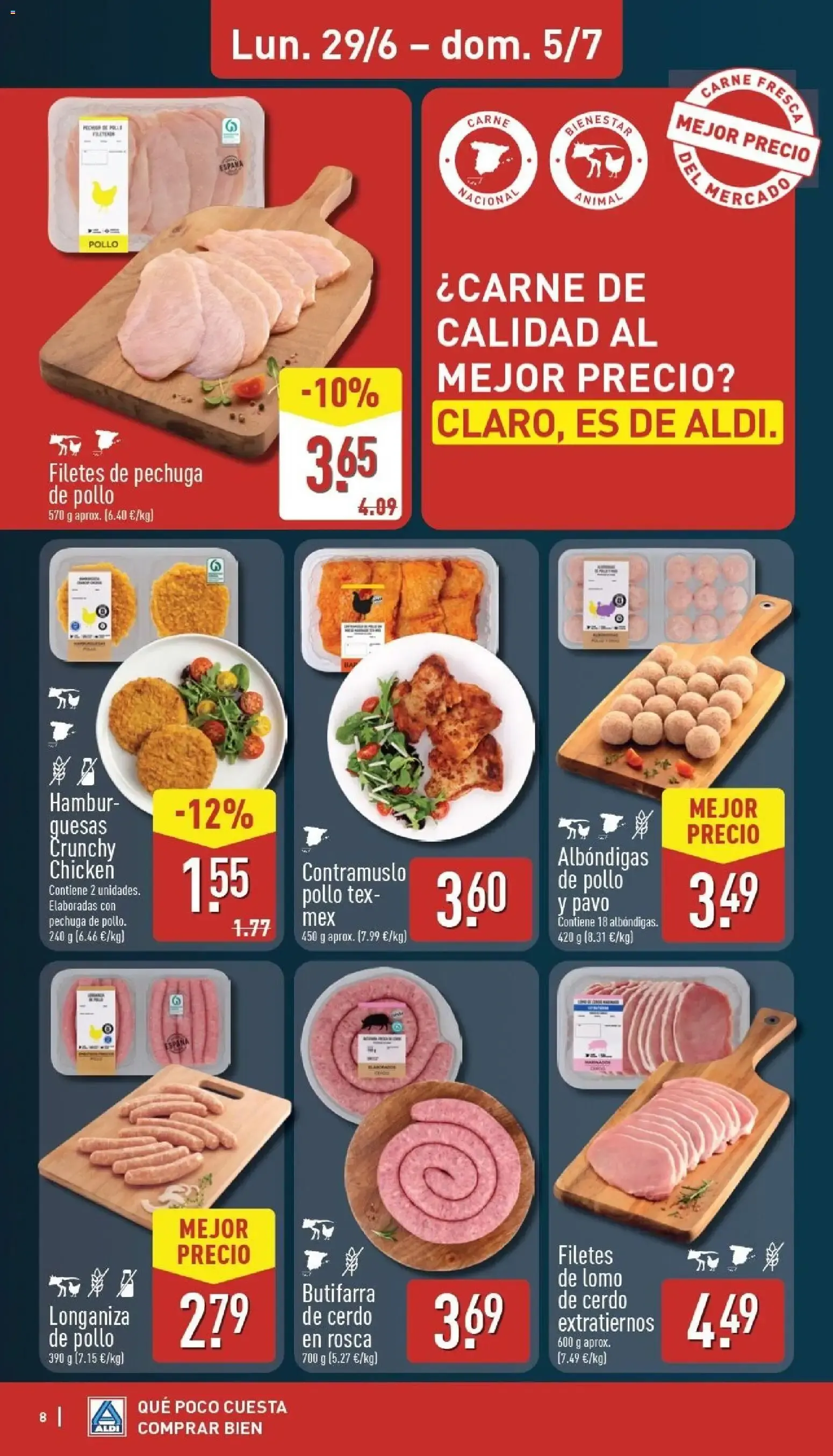Catálogo de Aldi folleto Península del 29/06/2026 | Catálogo 29 de junio al 5 de julio 2026 - Página 8