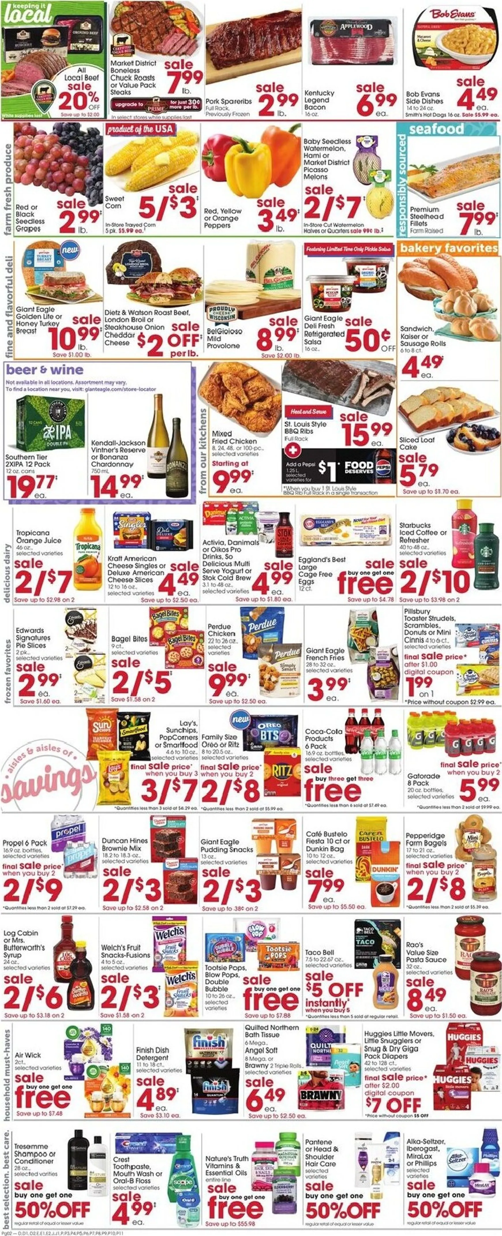 Weekly ad Current Giant Eagle leaflet valid from Thursday 06/11/2026 to Wednesday 06/17/2026 from June 11 to June 17 2026 - Page 3