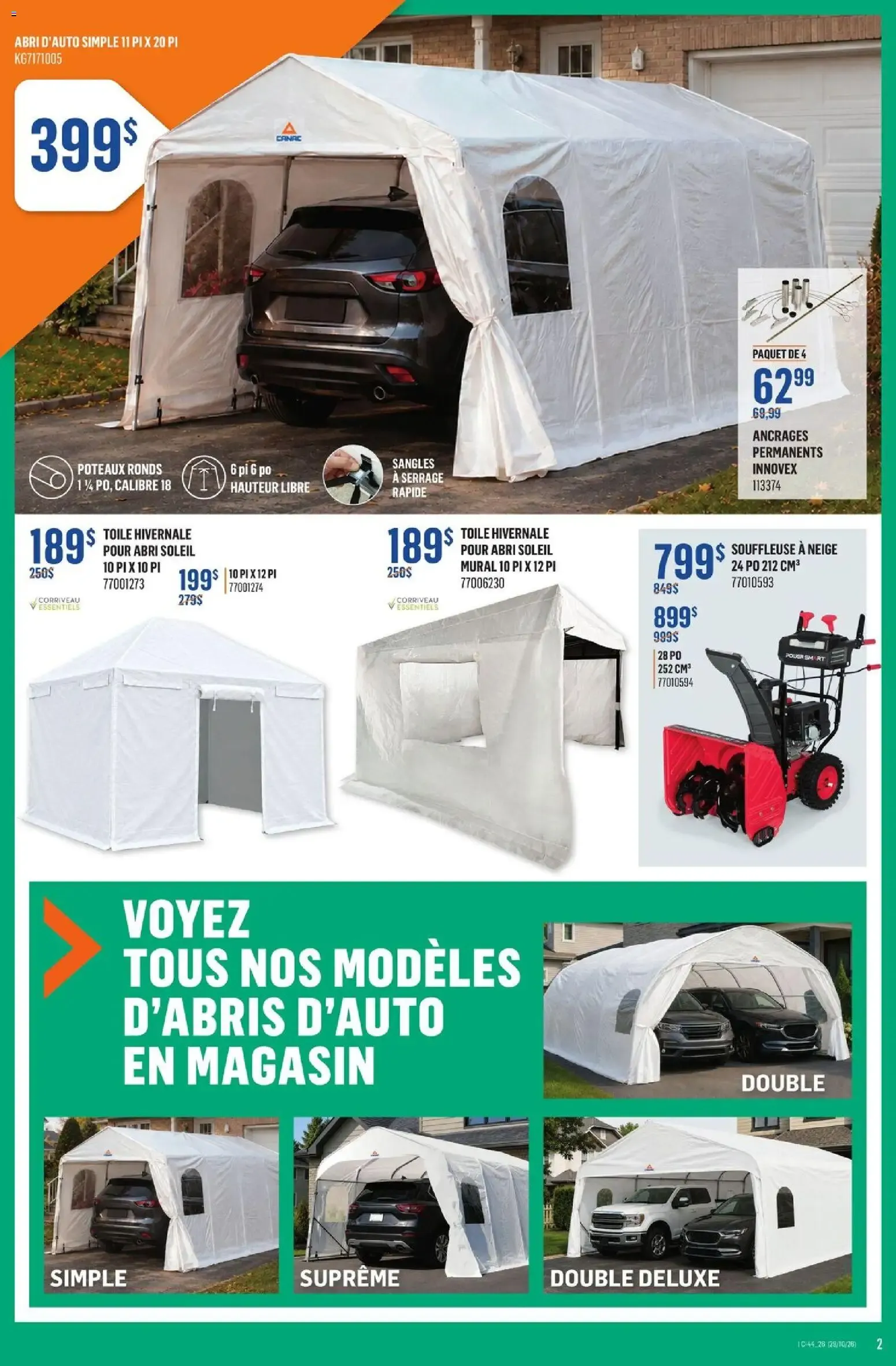 Canac circulaire from October 29 to November 4 2026 - flyer page 2