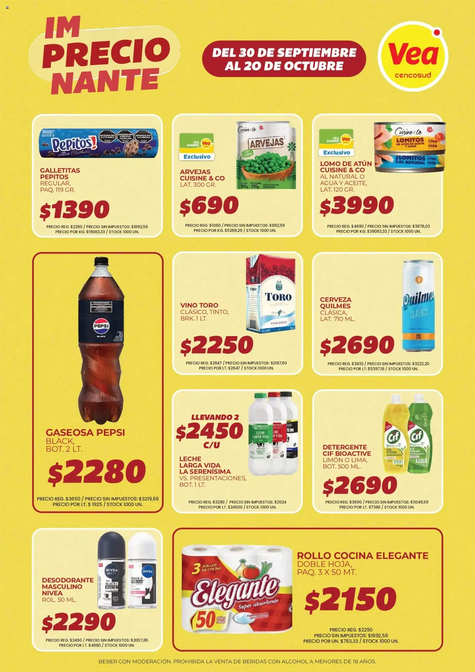 Ofertas de Vea - Volante imPRECIOnante Cuyo del 30/09/2026 - 20/10/2026 15 de septiembre al 29 de septiembre 2026 - Página 2 del catálogo