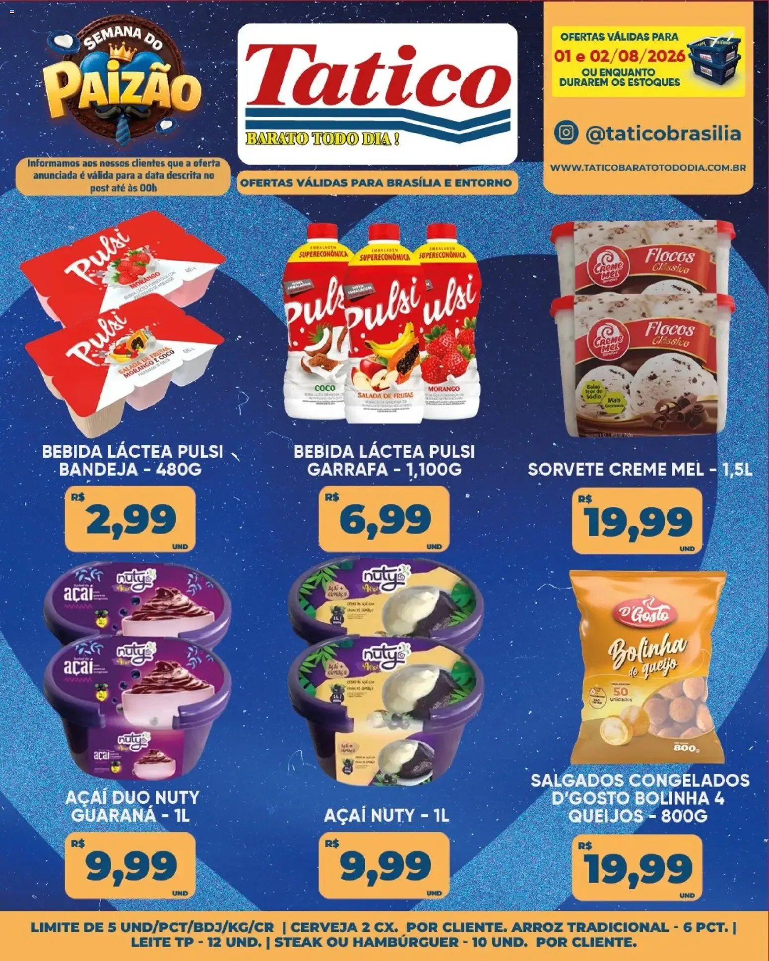 Encarte de Tatico ofertas Fim de Semana de 01/08/2026 | Promoções Online 1 de agosto até 2 de agosto 2026 - Pagina 18