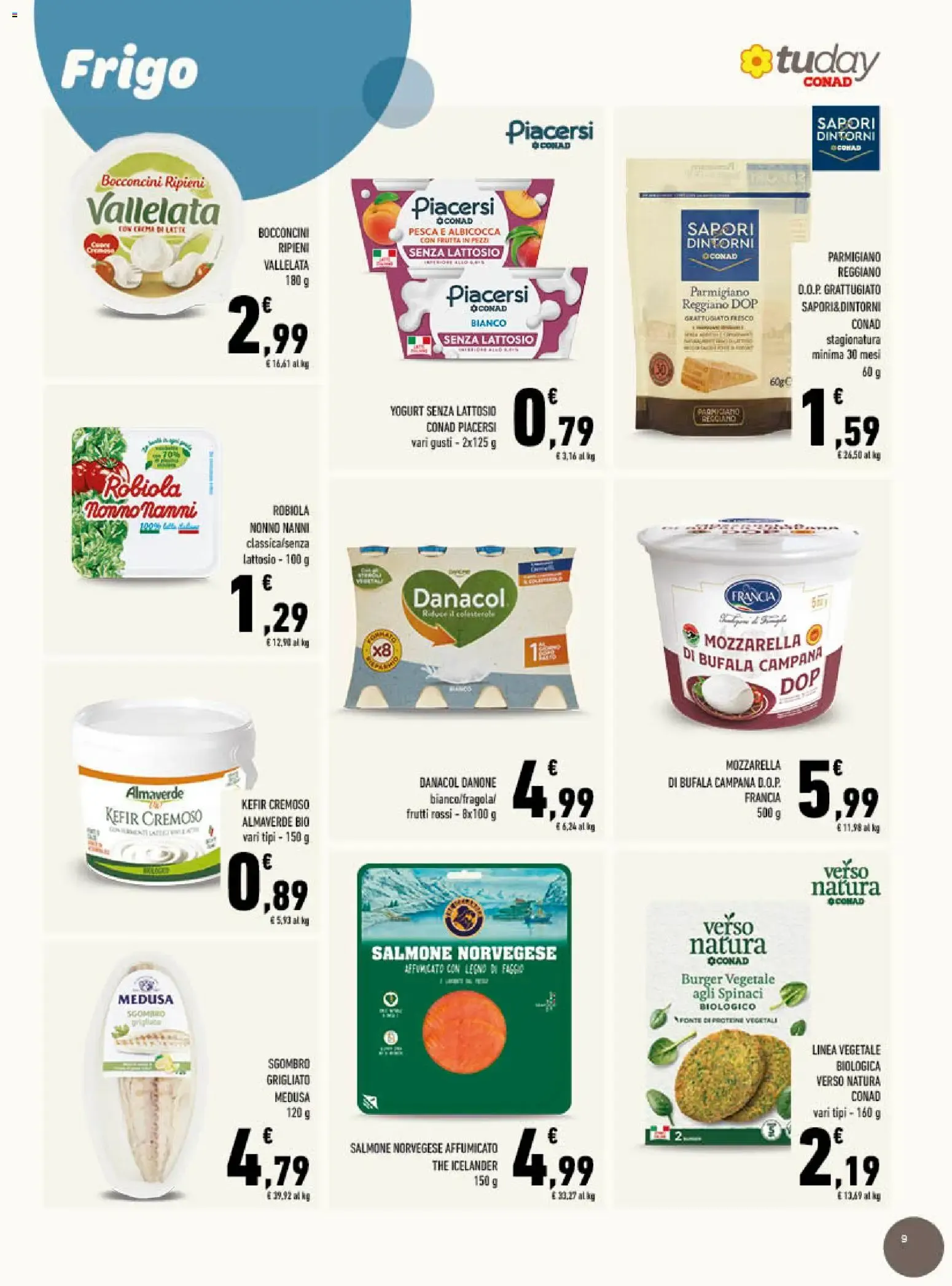 tuday CONAD - Gusto Italiano in Tavola da 17 giugno a 30 giugno di 2026 - Pagina del volantino 9