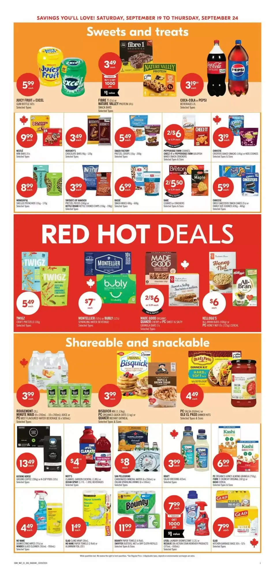 Shoppers Drug Mart flyer week 38 from September 19 to September 24 2026 - flyer page 9