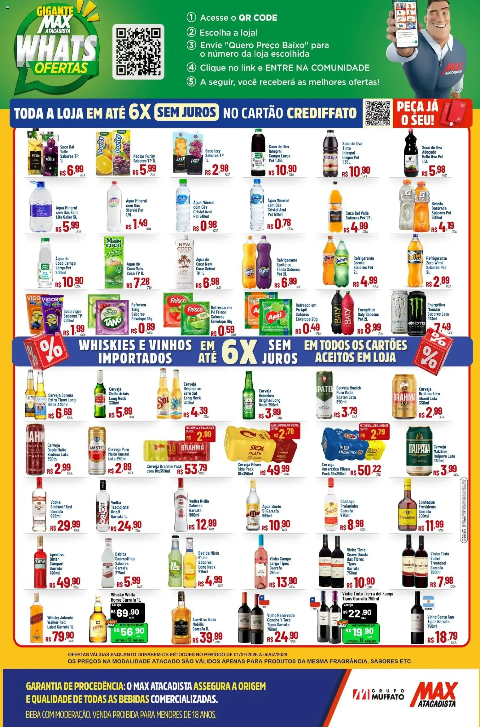 Encarte de Max Atacadista ofertas Inauguração de 01/07/2026 | Promoções Online 1 de julho até 5 de julho 2026 - Pagina 4