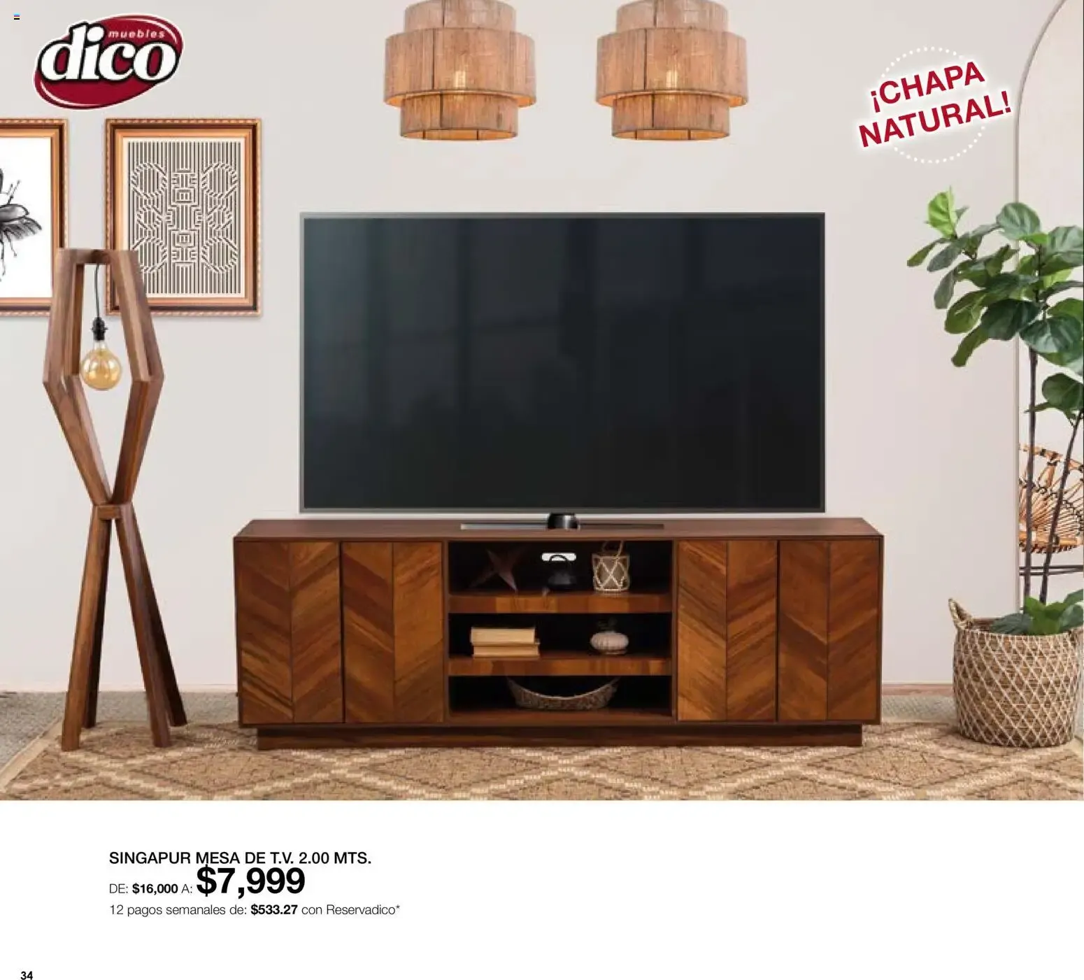 Catálogo de Dico Muebles - Medio Año Medio Precio 1 de agosto al 31 de agosto 2026 - Pagina 34