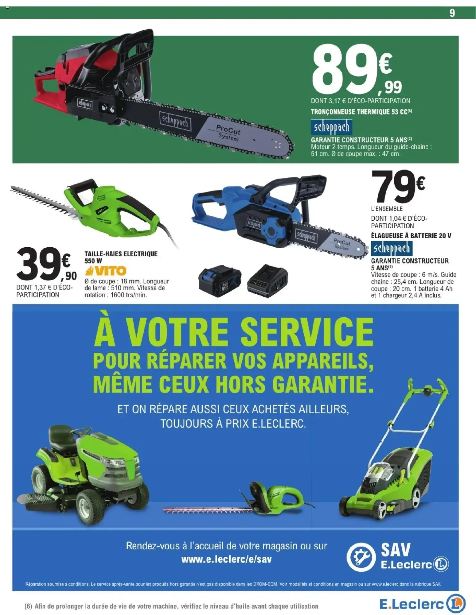 Brico E.Leclerc catalogue Jardin à partir du 22/09/2026 - promo en ligne du 22 septembre au 3 octobre 2026 - Catalogue page 9