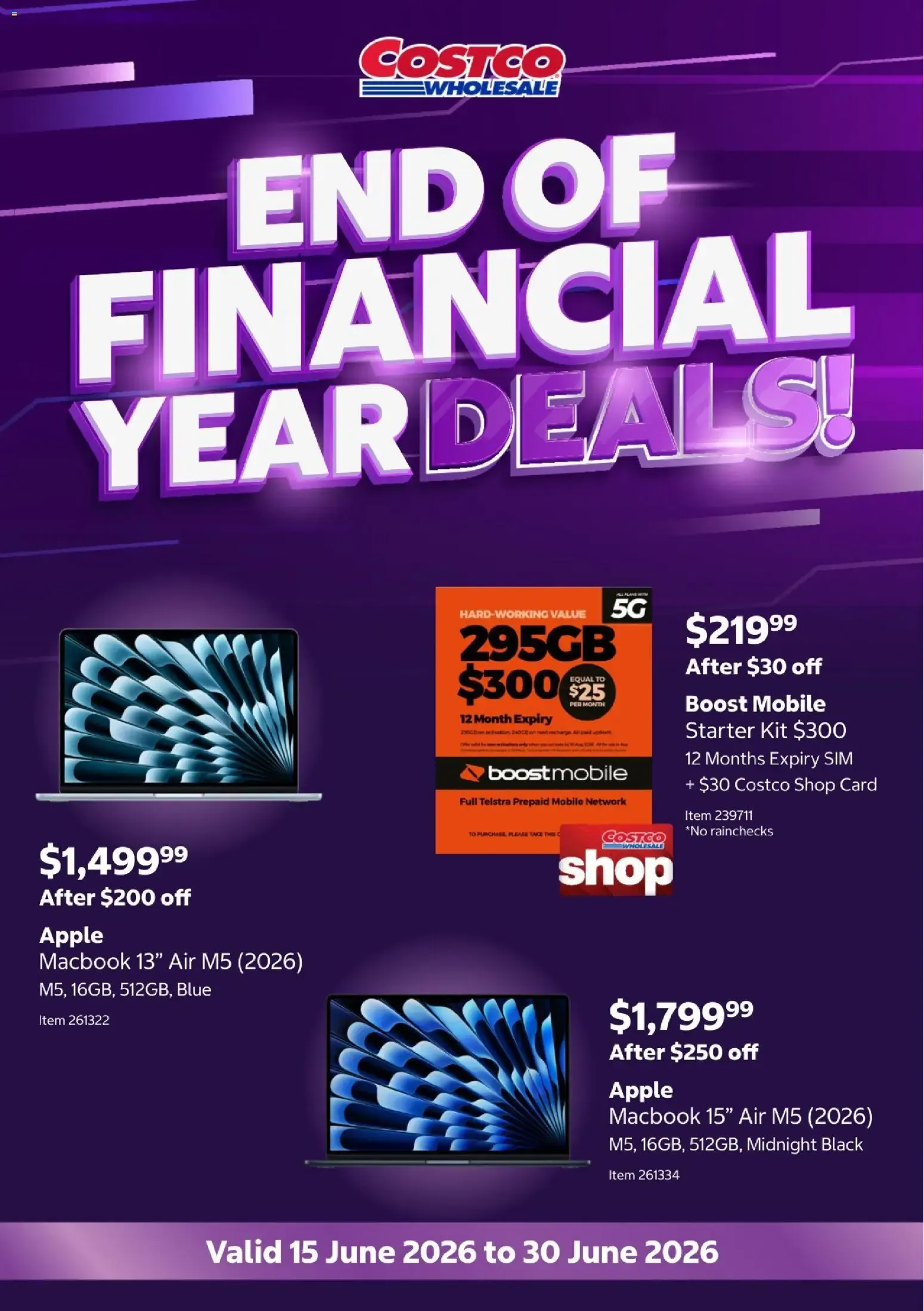 End of Financial Year Deals - Catalogue valid from 15 June to 30 June 2026 - page 1