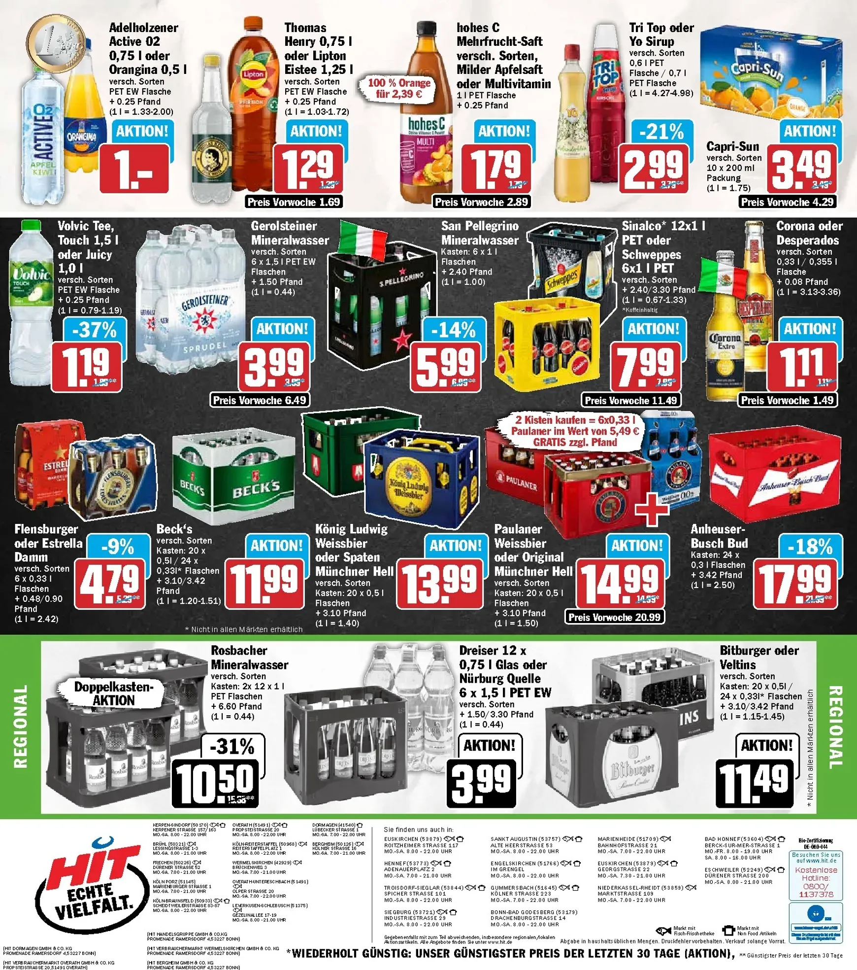 Hit Prospekt – von Montag 06.07.2026 bis Samstag 11.07.2026 von 6. Juli bis 11. Juli 2026 - Prospekt seite 18