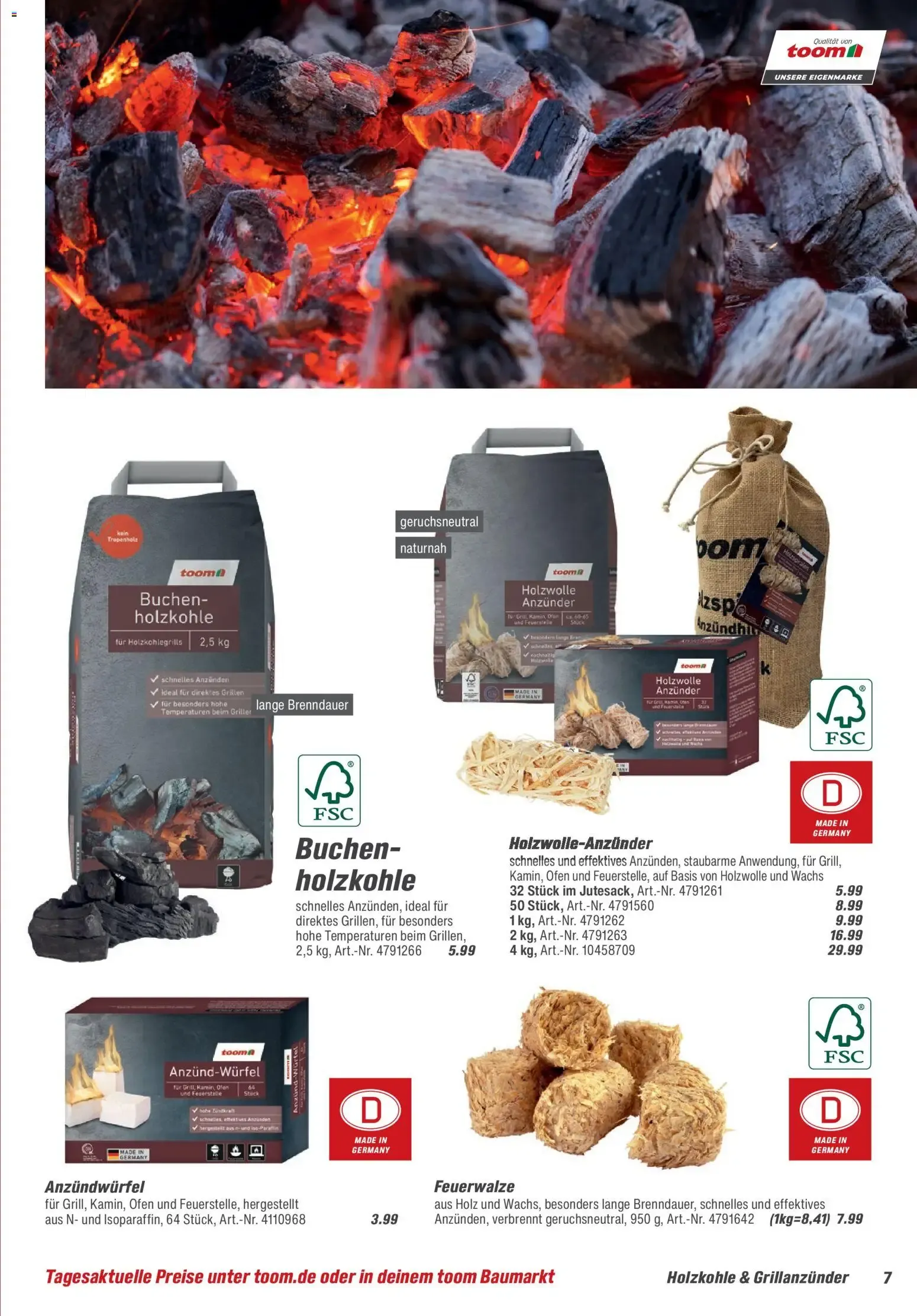 Toom Baumarkt Grills & Zubehör 2026 (ab 14.02.2026) zum Blättern von 14. Februar bis 31. Dezember 2026 - Prospekt seite 7