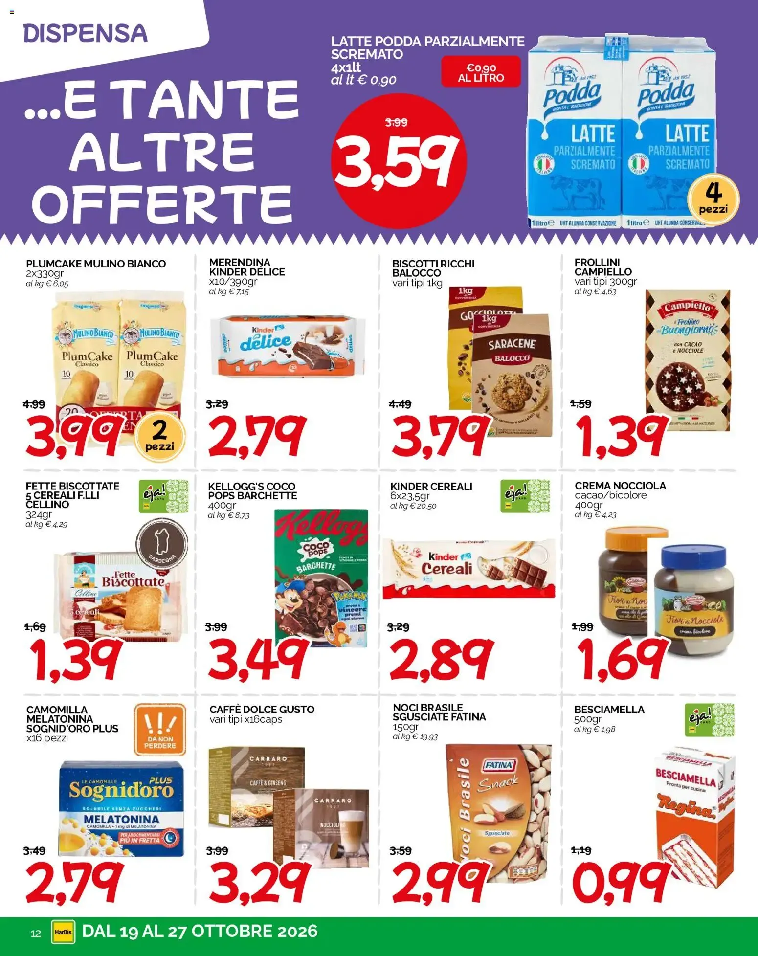 HarDis volantino dal 19/10/2026 - online Offerte da 19 ottobre a 27 ottobre di 2026 - Pagina del volantino 12