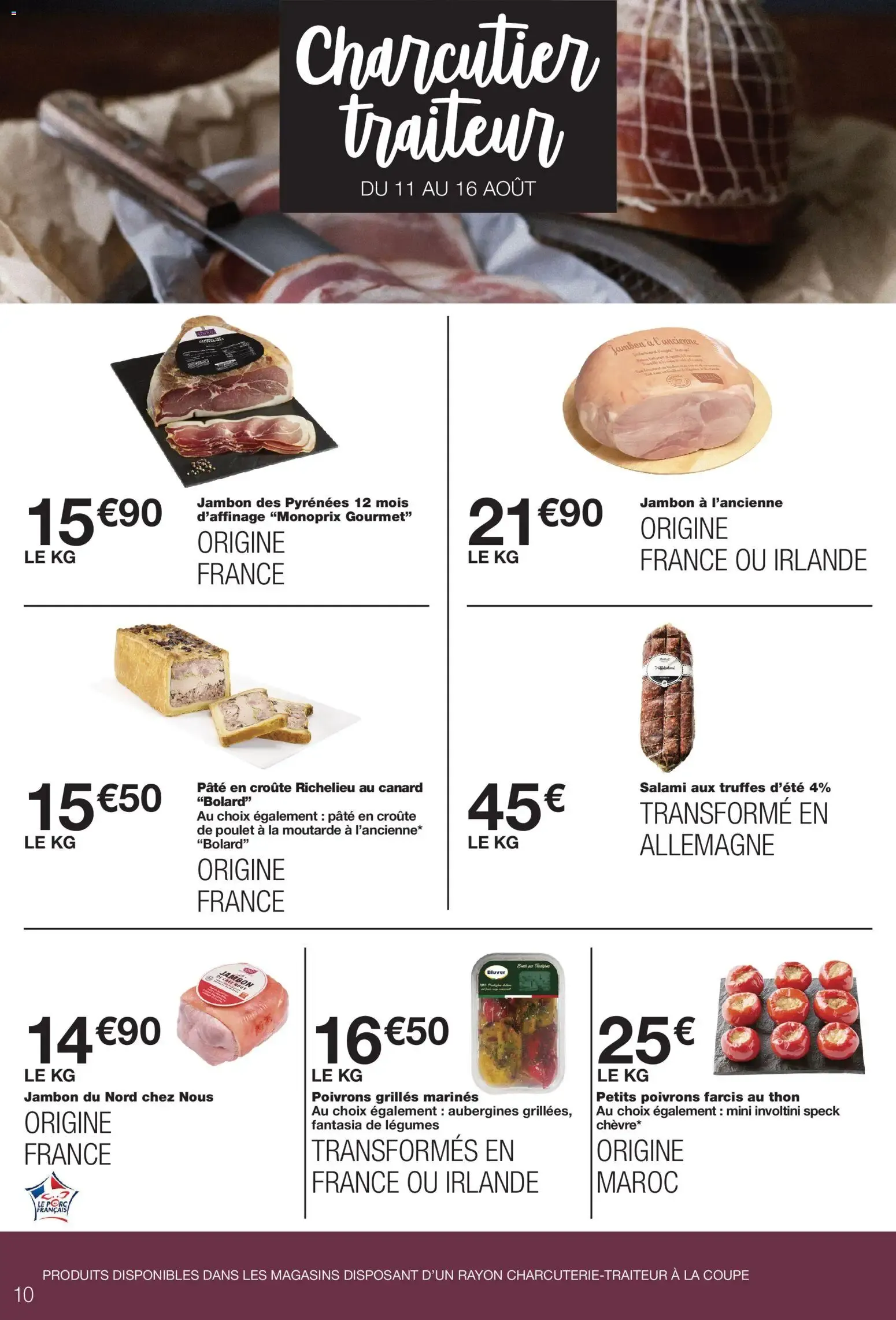 Monoprix catalogue du 11 au 23 août du 11 août au 23 août 2026 - Catalogue page 10