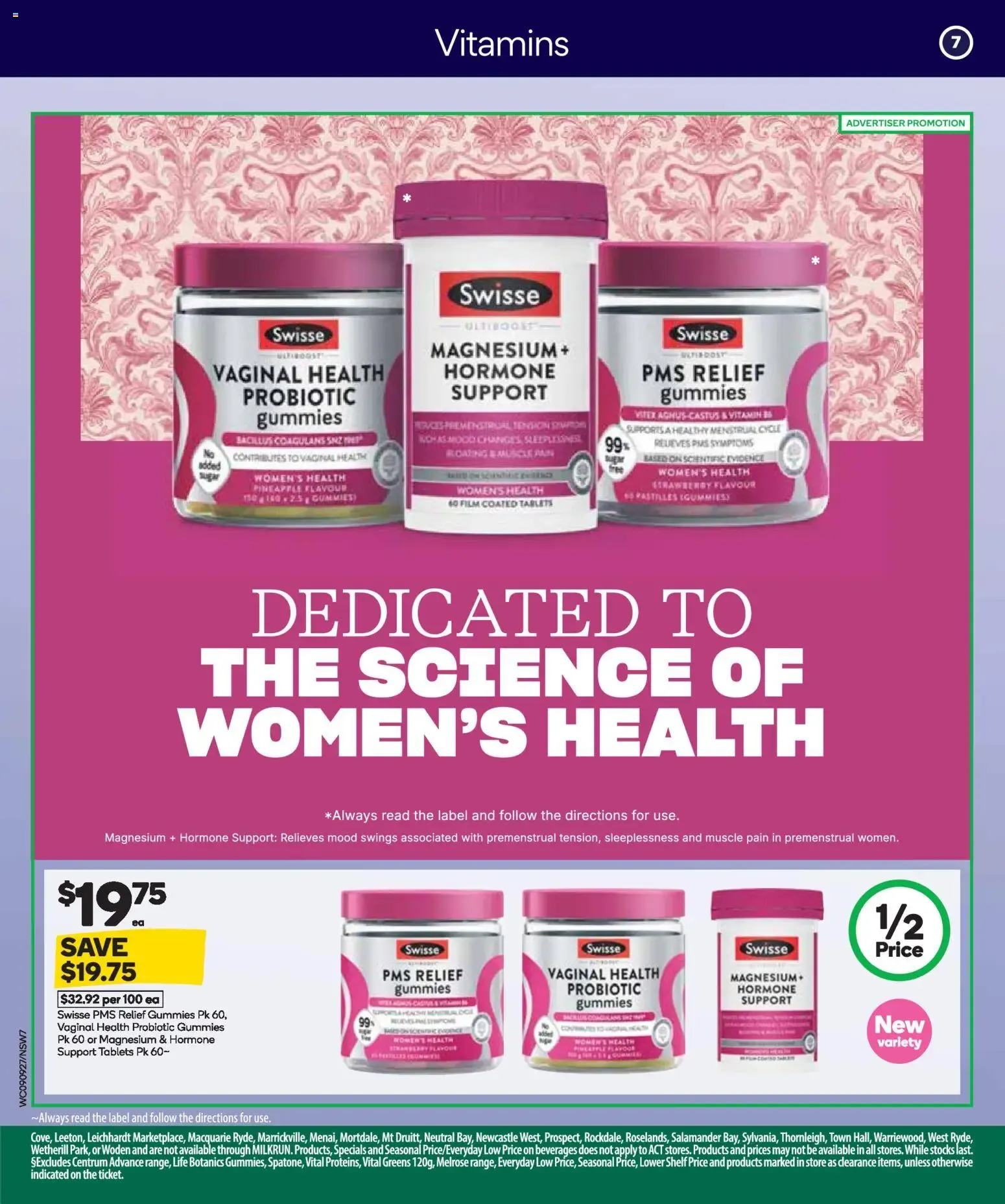 Woolworths Winter Health & Beauty: 1/2 Price Dove - Catalogue valid from 9 September to 15 September 2026 - page 8
