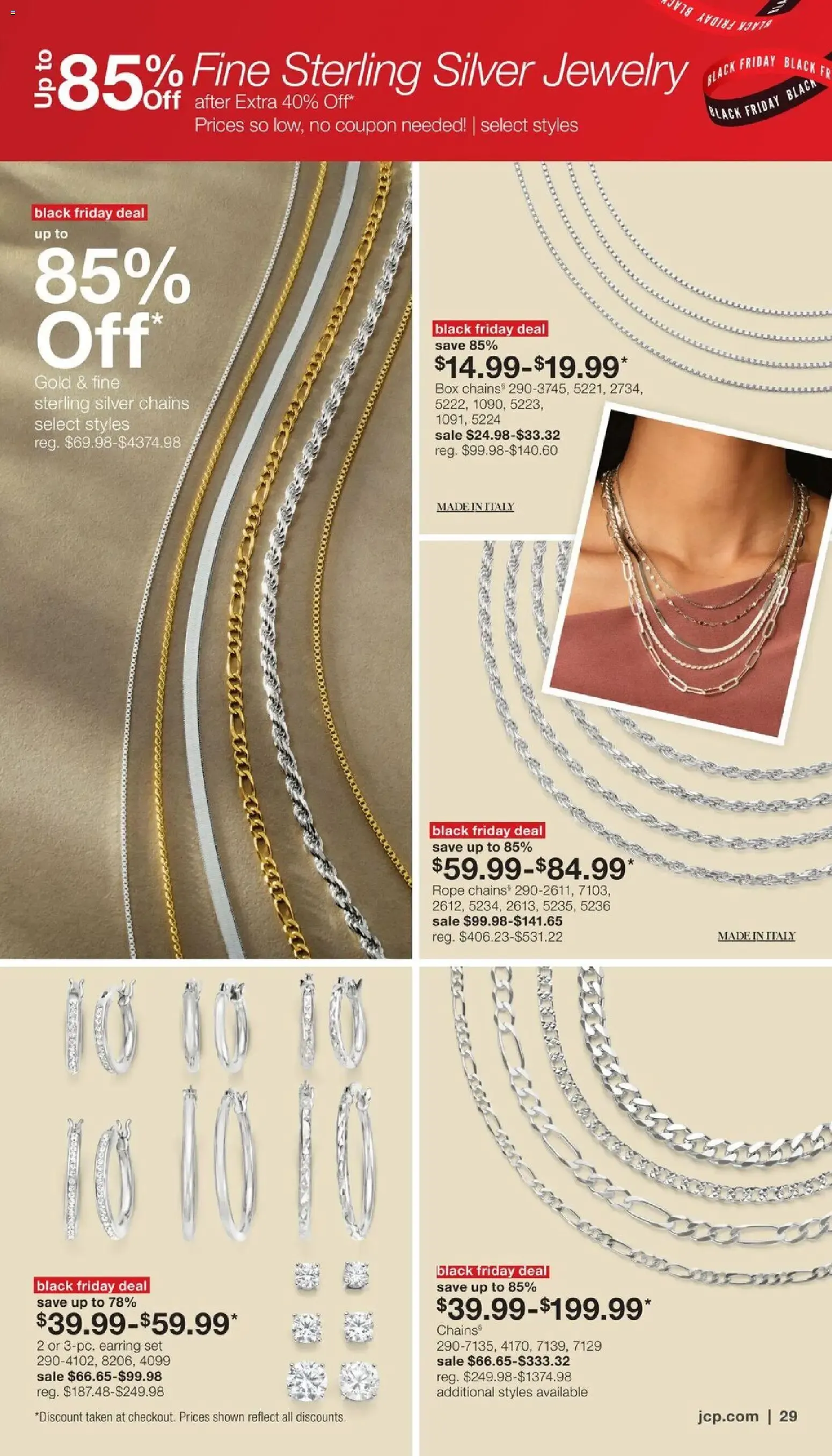 Weekly ad JCPenney Black Friday Early Access Jewelry Deals from October 26 to November 15 2026 - Page 29
