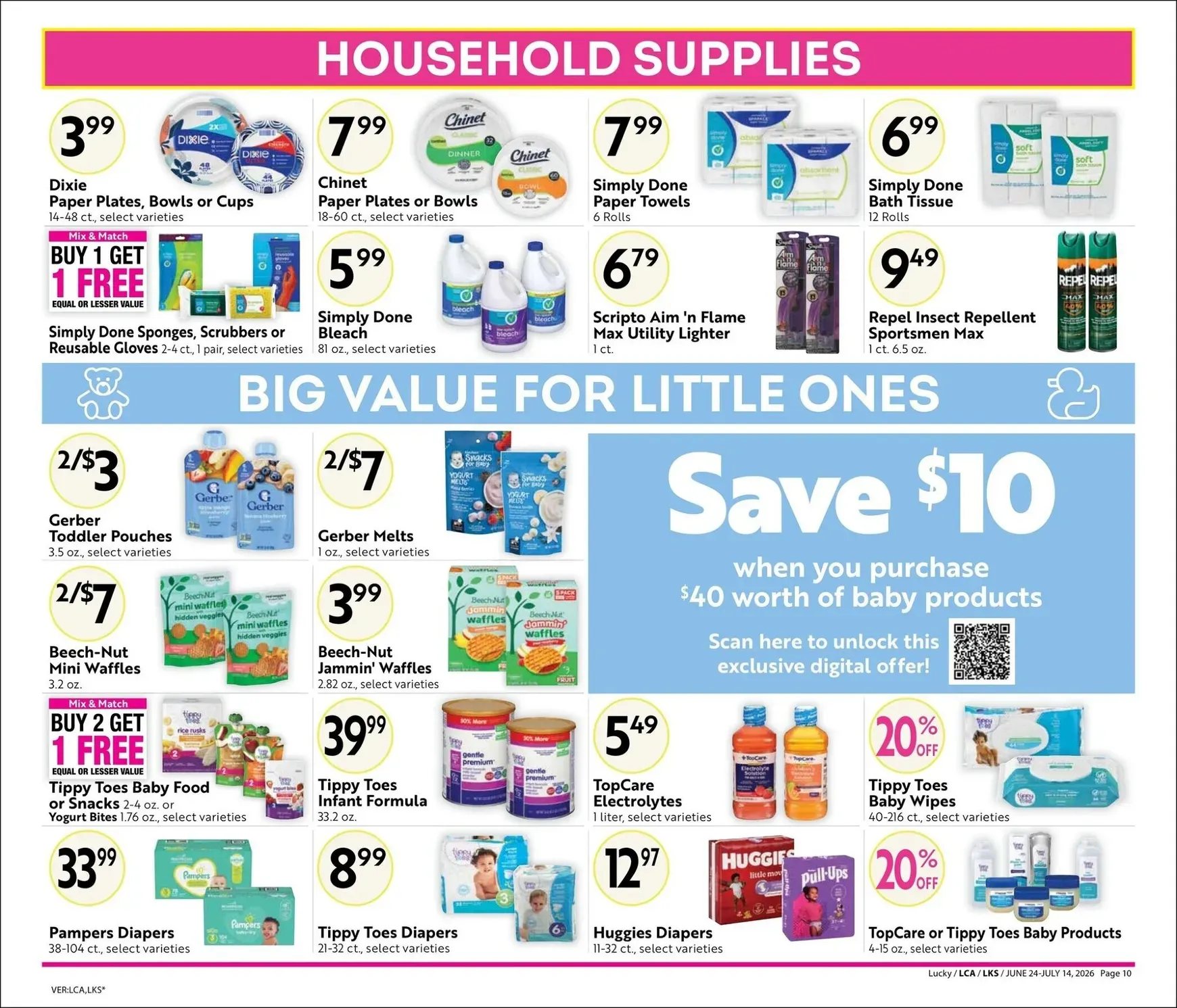 Weekly ad Current Lucky - Steals & Deals leaflet valid from Wednesday 06/24/2026 to Tuesday 07/14/2026 from June 24 to July 14 2026 - Page 10