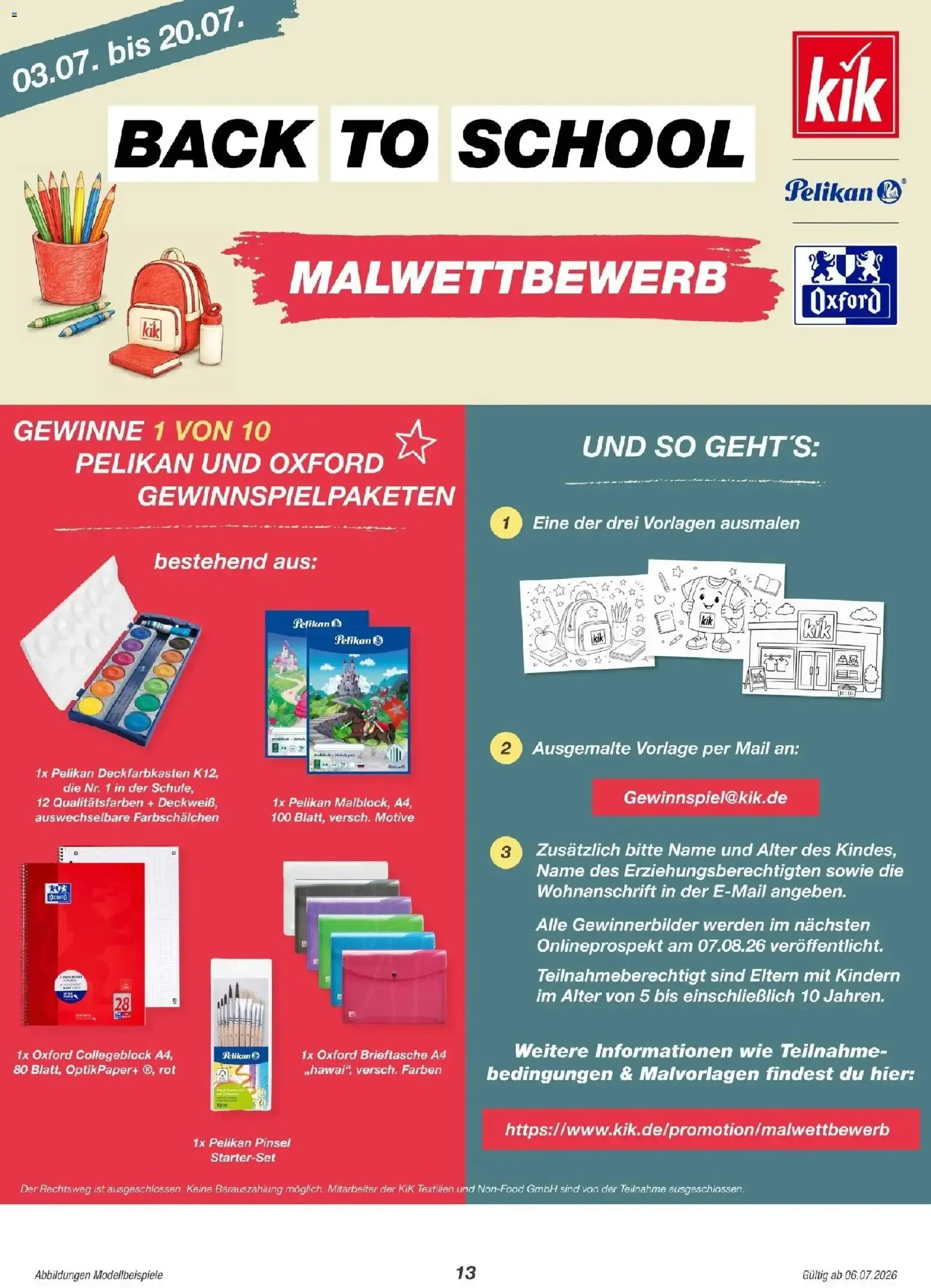 Kik Prospekt vom 06.07.2026 – Angebote online von 6. Juli bis 12. Juli 2026 - Prospekt seite 13