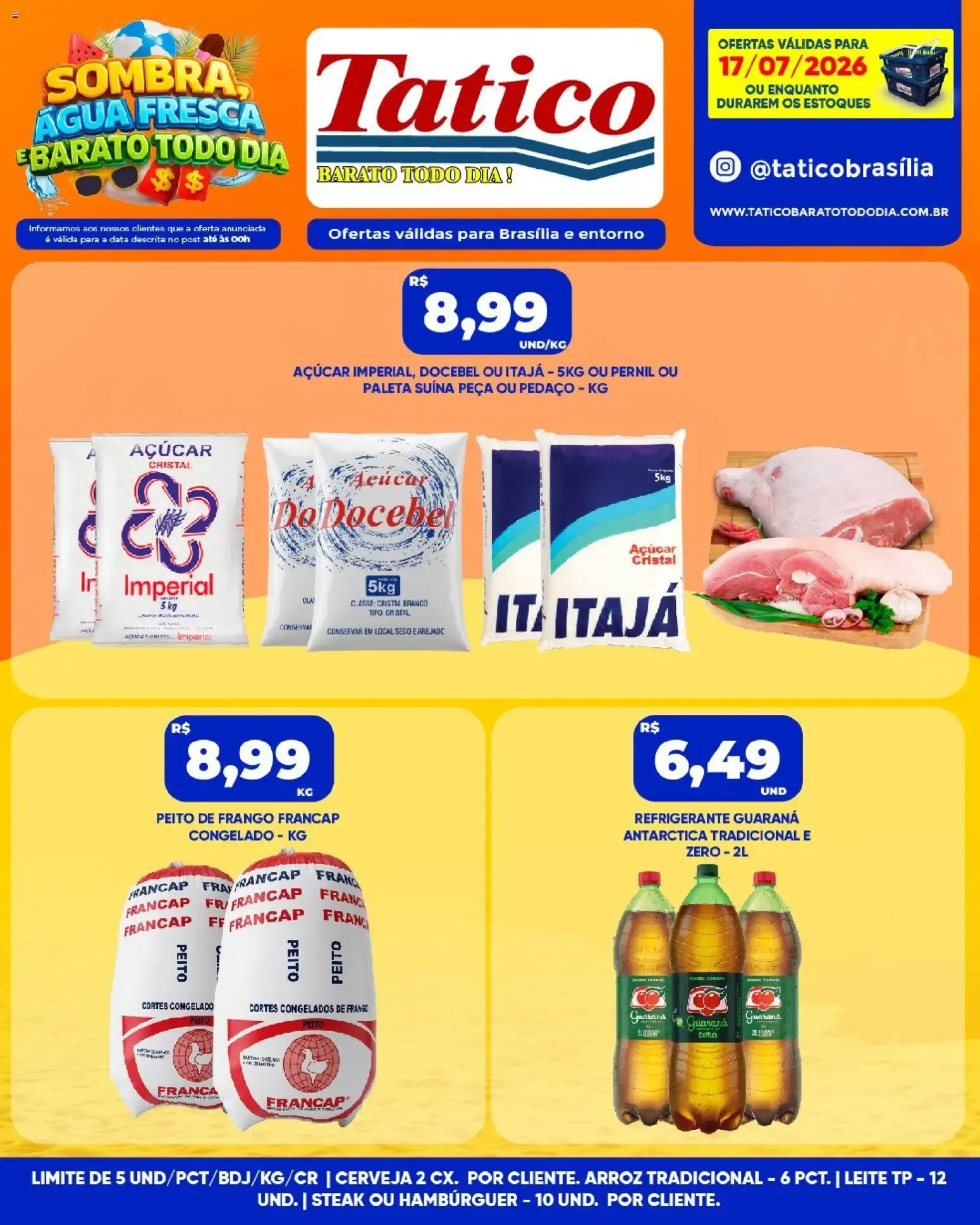 Encarte de Tatico ofertas Fim de Semana de 18/07/2026 | Promoções Online 18 de julho até 19 de julho 2026 - Pagina 28