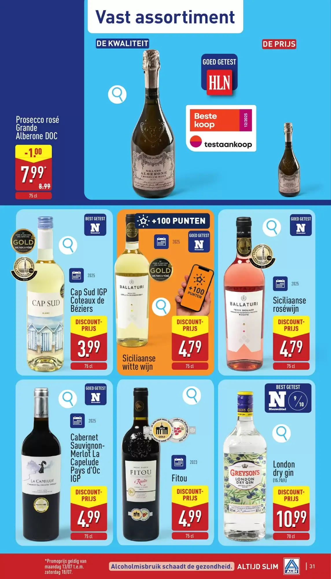 ALDI Folder van ma 13/07 t.e.m. zat 18/07 van 13 juli tot 18 juli 2026 - folder pagina 31