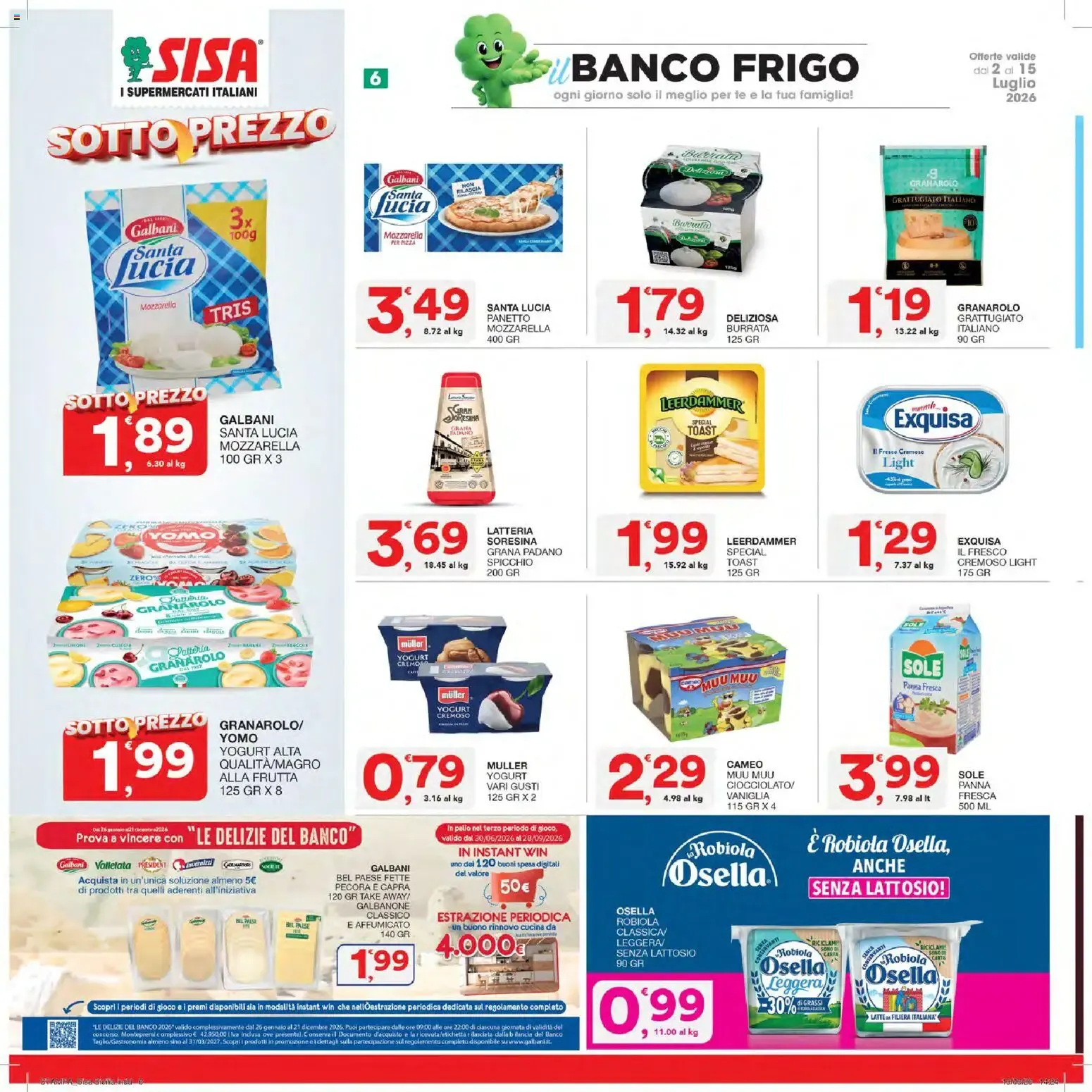 SISA Sotto Prezzo da 2 luglio a 15 luglio di 2026 - Pagina del volantino 6