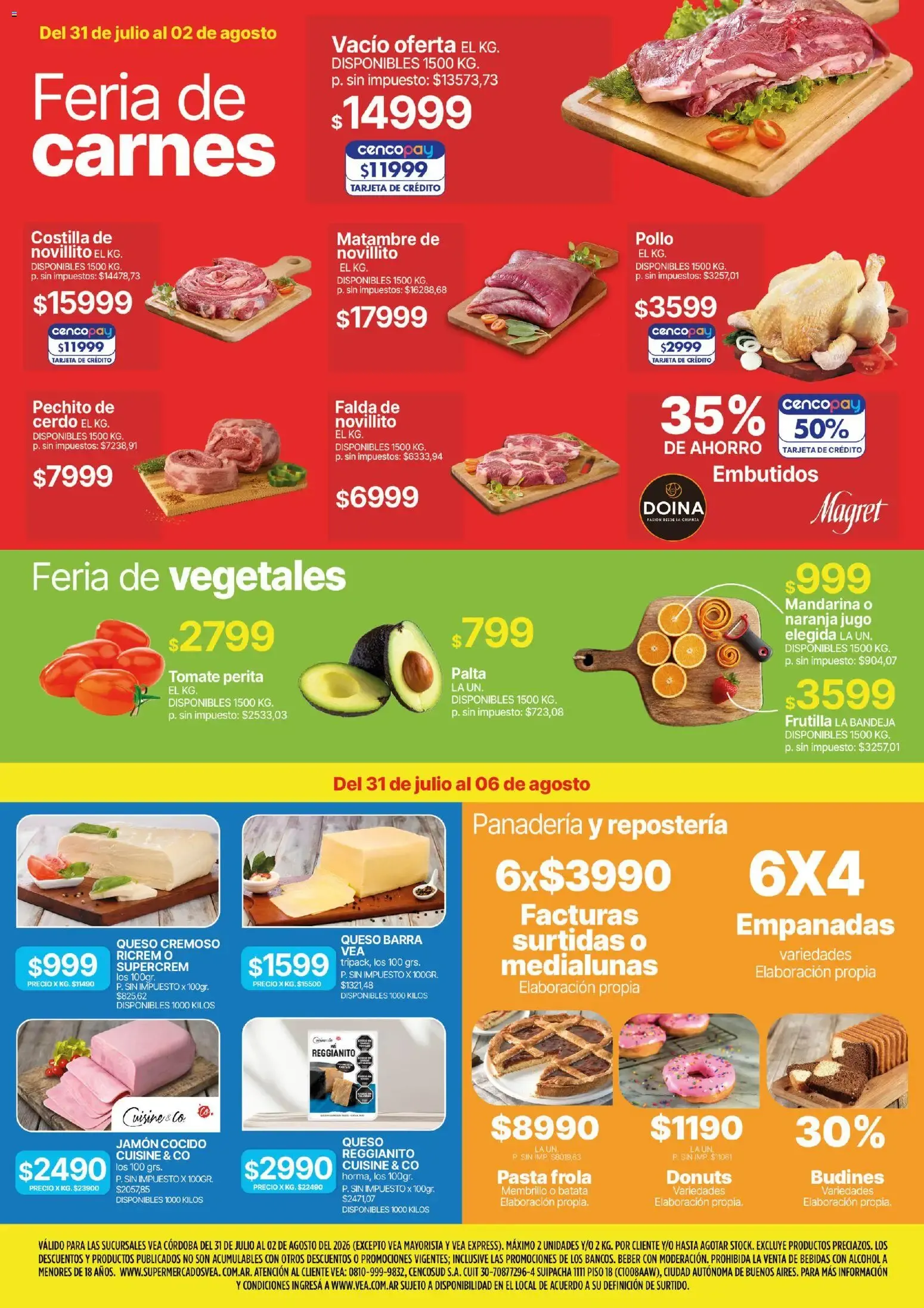 Ofertas de Vea - Fin de semana de ahorro | Córdoba del 31/07/2026 - 02/08/2026 31 de julio al 2 de agosto 2026 - Página 2 del catálogo