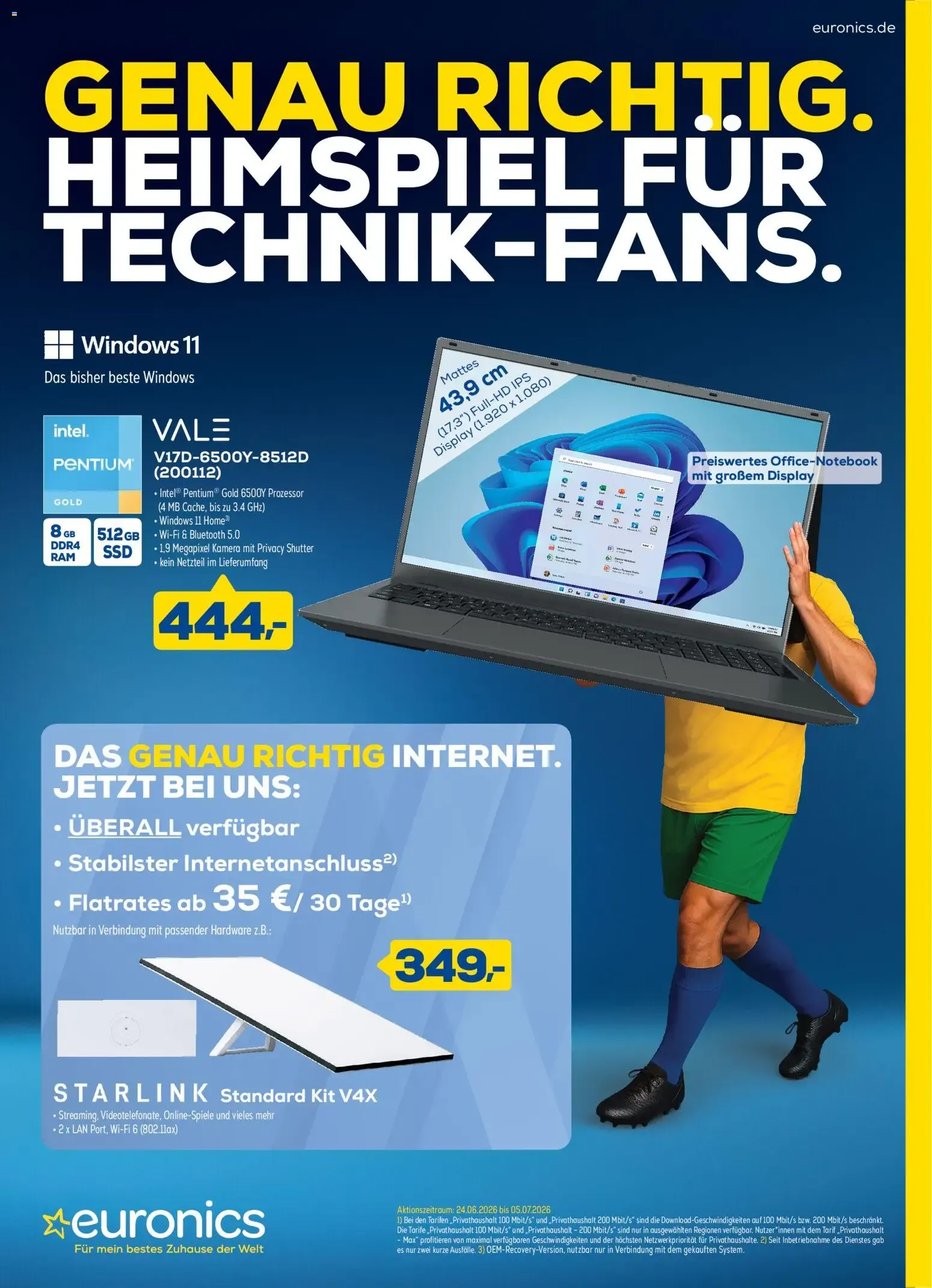 Euronics Prospekt (ab 24.06.2026) zum Blättern von 24. Juni bis 5. Juli 2026 - Prospekt seite 1