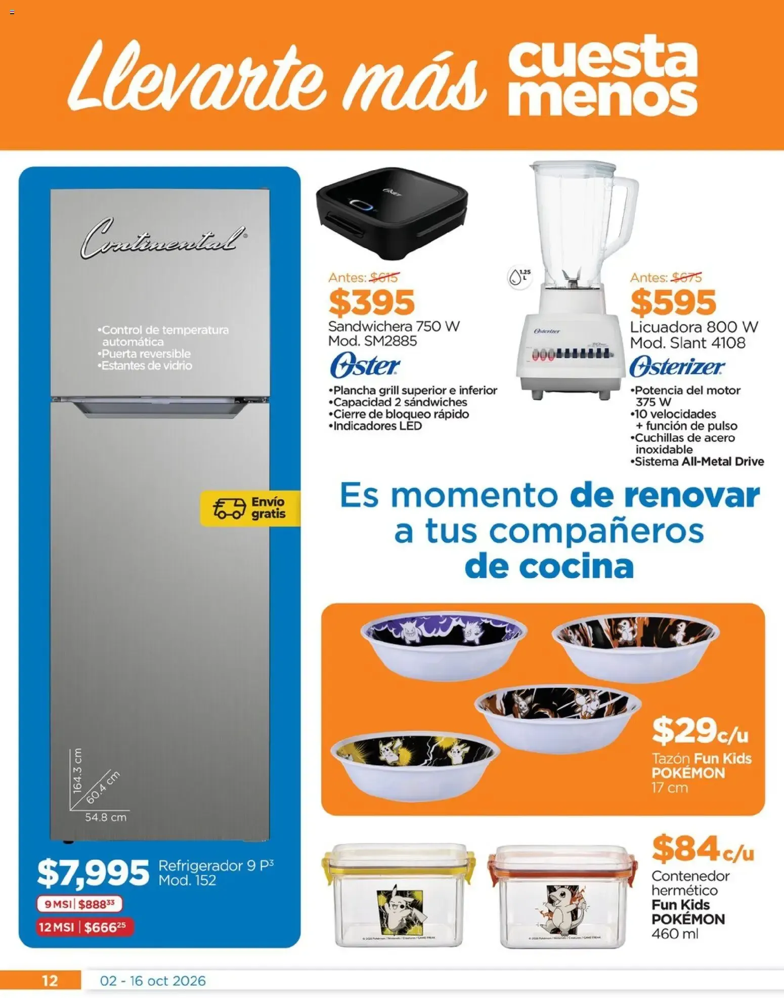 Catálogo de Chedraui folleto Renueva tu hogar (02/10/2026 - 16/10/2026) - catálogo en línea 2 de octubre al 16 de octubre 2026 - Pagina 12