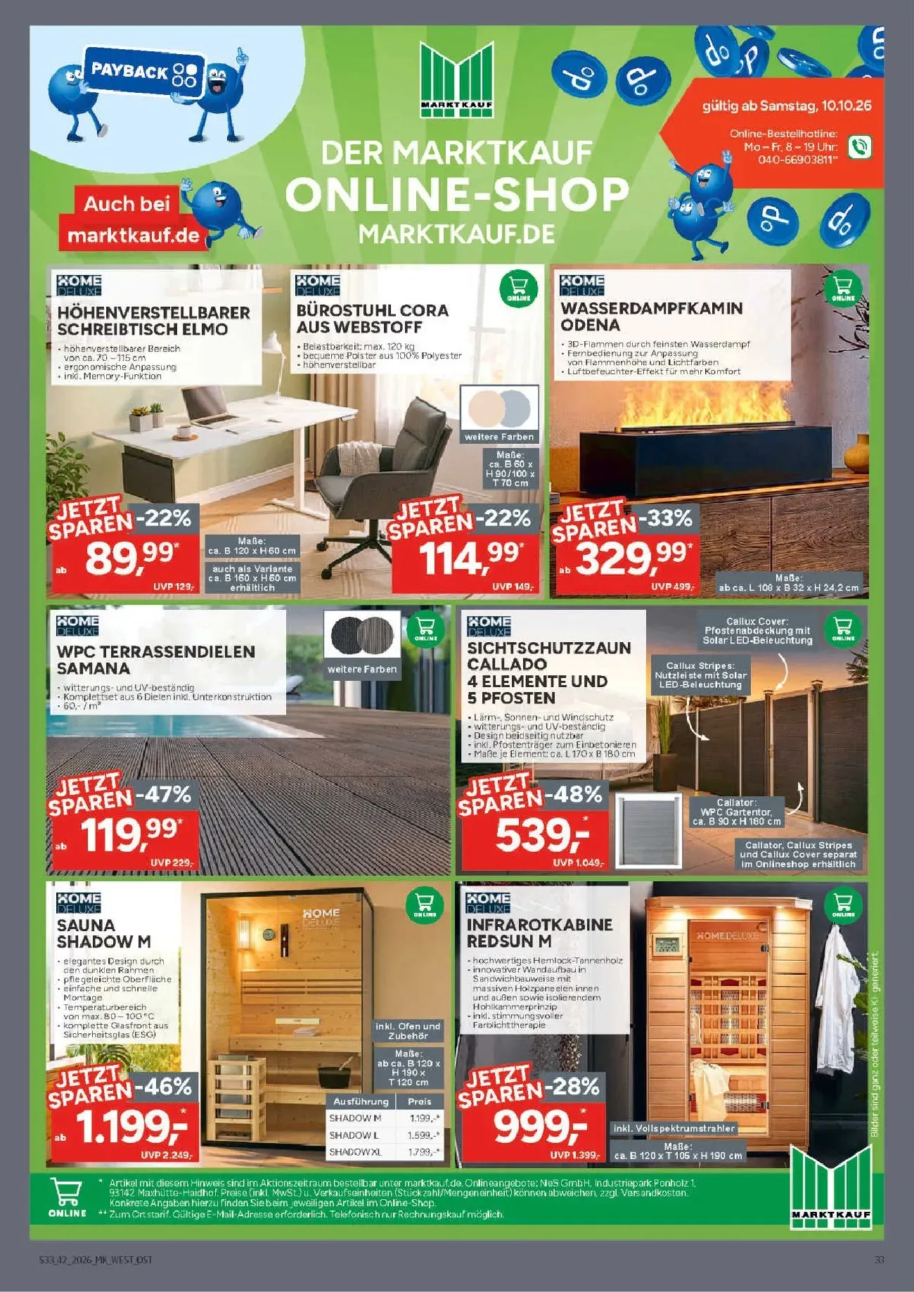 Marktkauf Prospekt – von Montag 12.10.2026 bis Samstag 17.10.2026 von 12. Oktober bis 17. Oktober 2026 - Prospekt seite 33