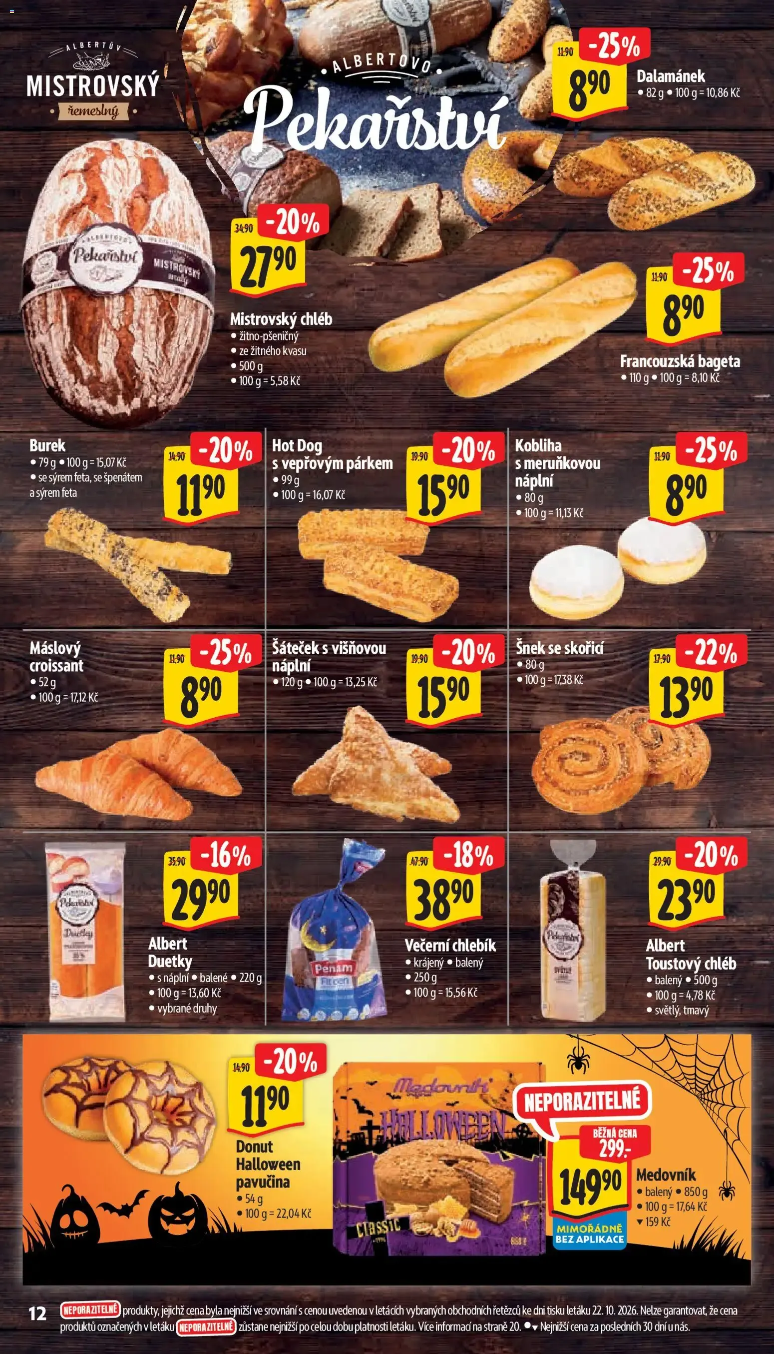 Albert leták - Supermarket Příbor, Šumperk od 28.10.2026 - Akční leták - 29. října 3. listopadu 2026 - Page 22