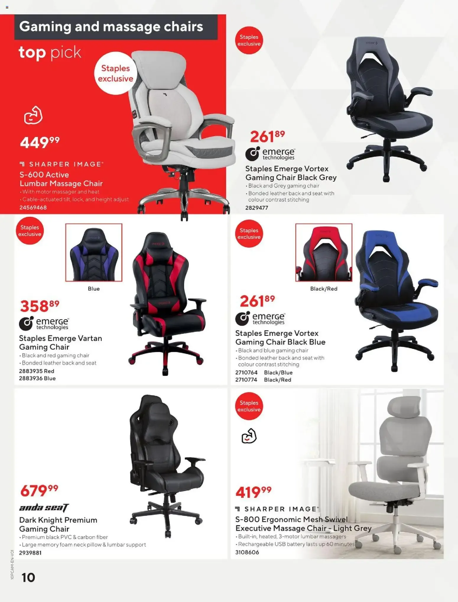 Staples In-stock Furniture Guide 2026 | 27 from August 12 to July 27 2027 - flyer page 10