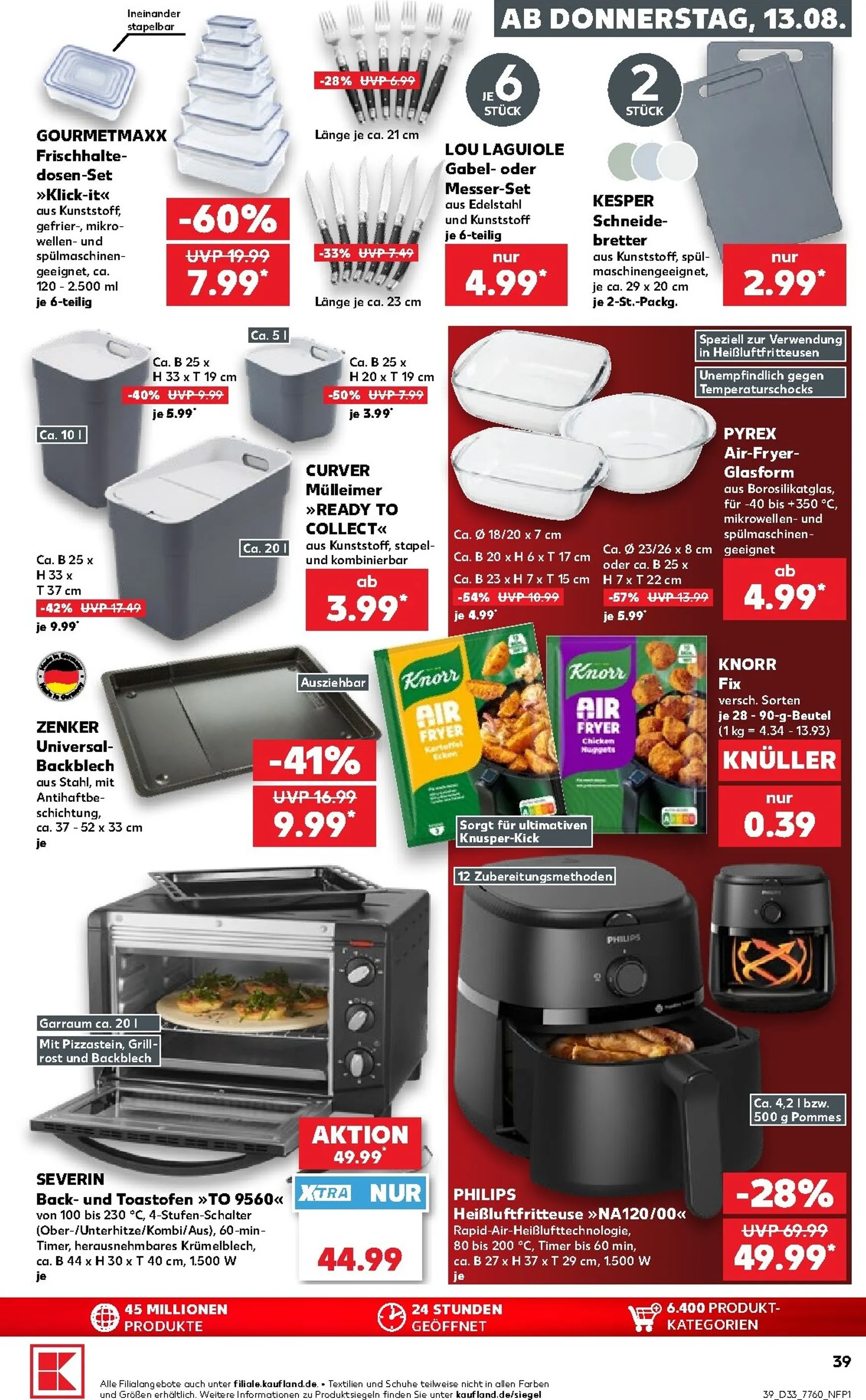 Neuer Kaufland Prospekt – von Donnerstag 13.08.2026 bis Mittwoch 19.08.2026 von 13. August bis 19. August 2026 - Prospekt seite 39