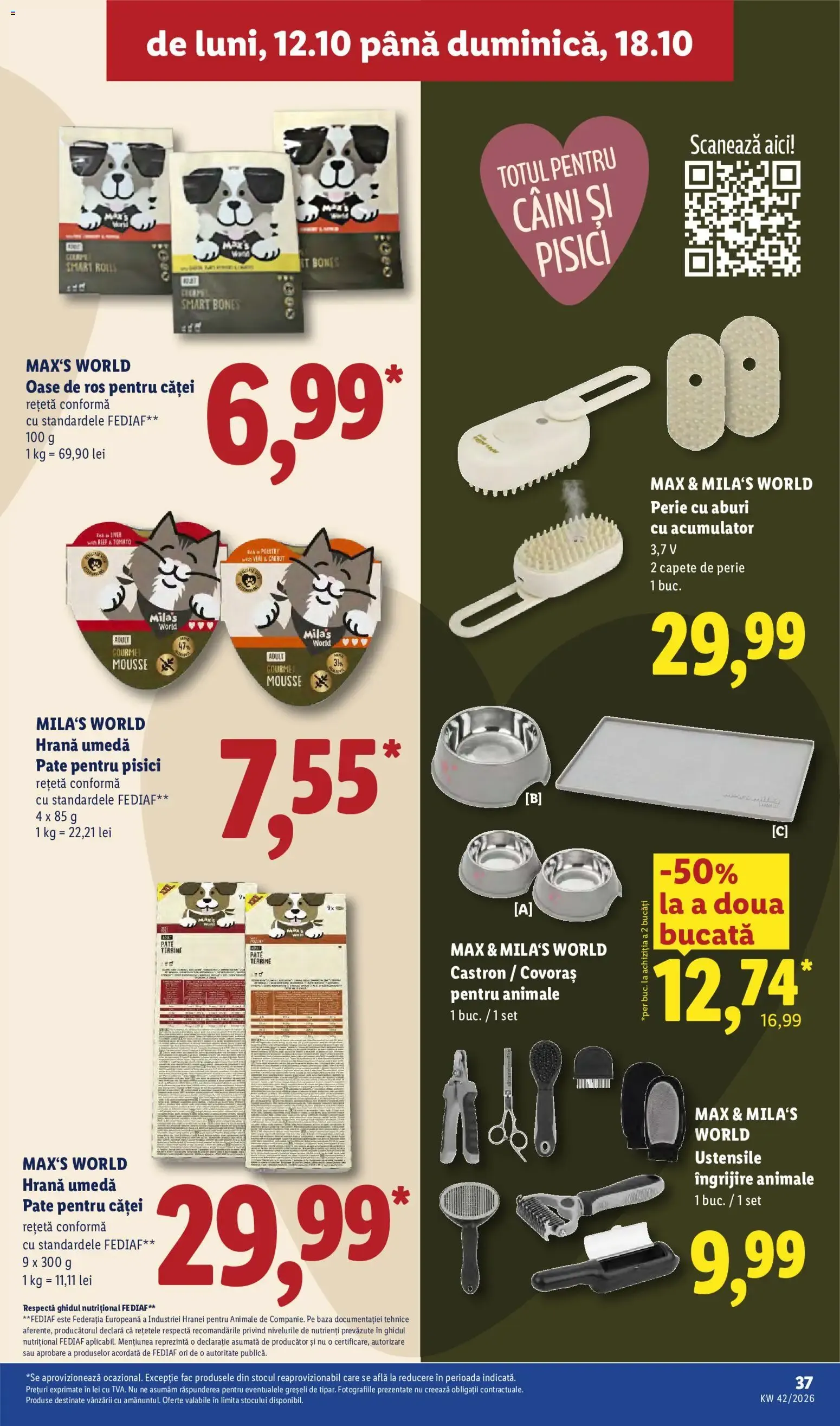 Catalog Catalog LIDL 12.10.2026 - Oferta și Revista online de la 12 octombrie până la 18 octombrie 2026 - Revista Pagina 37