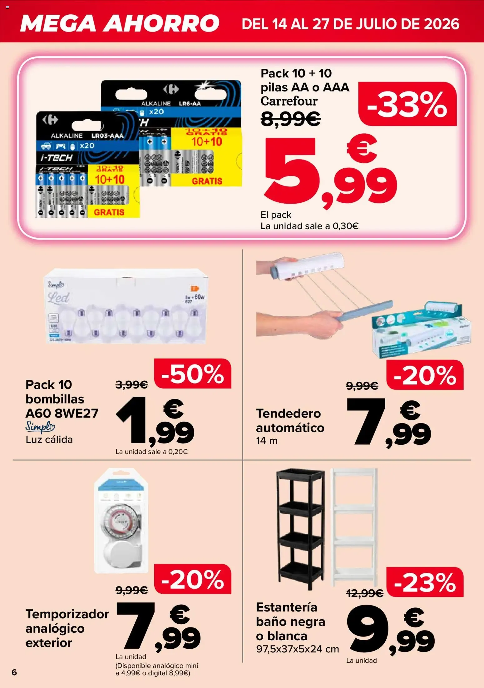 Catálogo de Carrefour Mega Ahorro 14 de julio al 27 de julio 2026 - Página 6