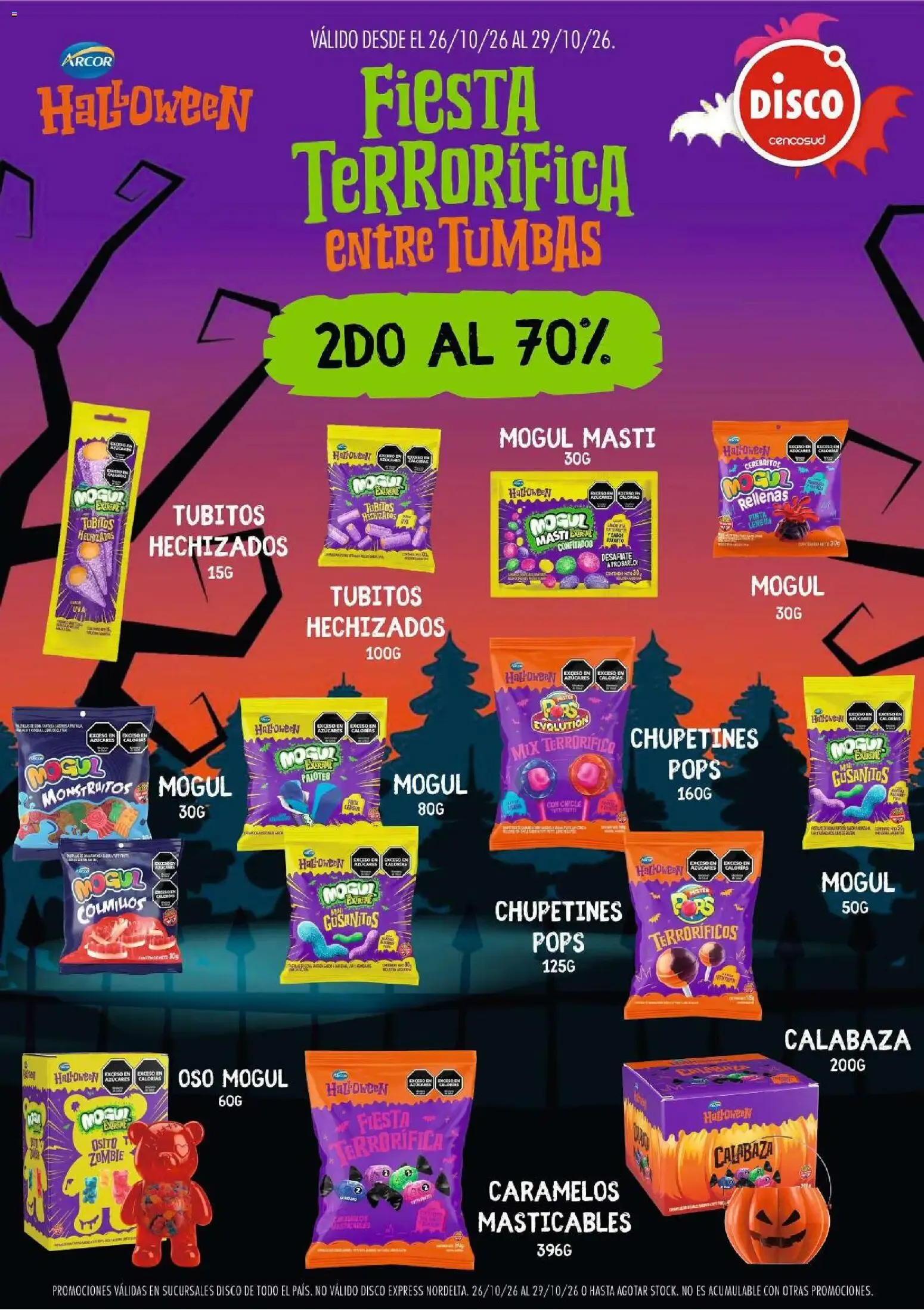 Ofertas de Disco - FOLLETO HALLOWEEN del 26/10/2026 - 29/10/2026 26 de octubre al 29 de octubre 2026 - Página 1 del catálogo