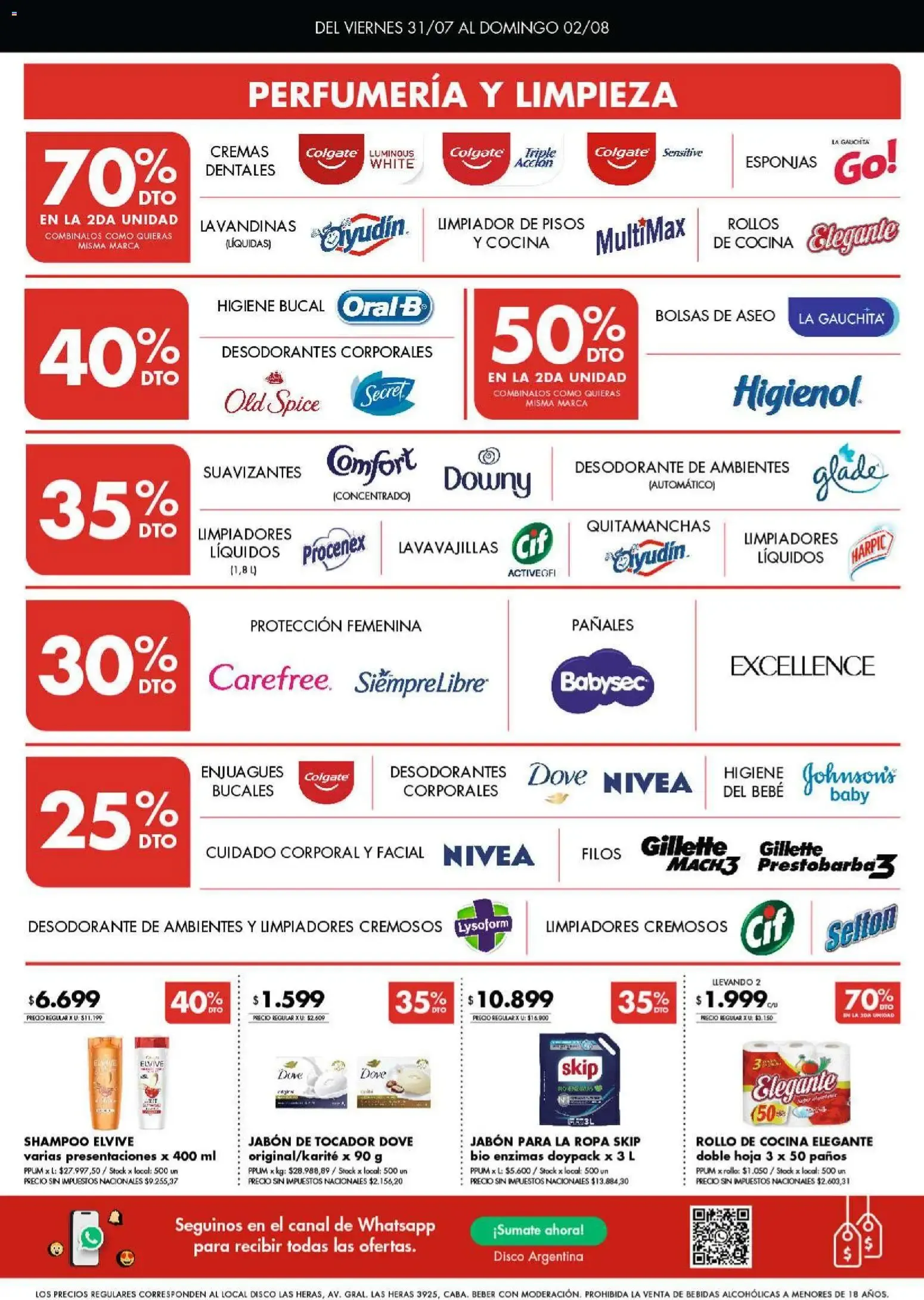 Ofertas de Disco - Ofertas | Córdoba del 30/07/2026 - 02/08/2026 31 de julio al 2 de agosto 2026 - Página 6 del catálogo