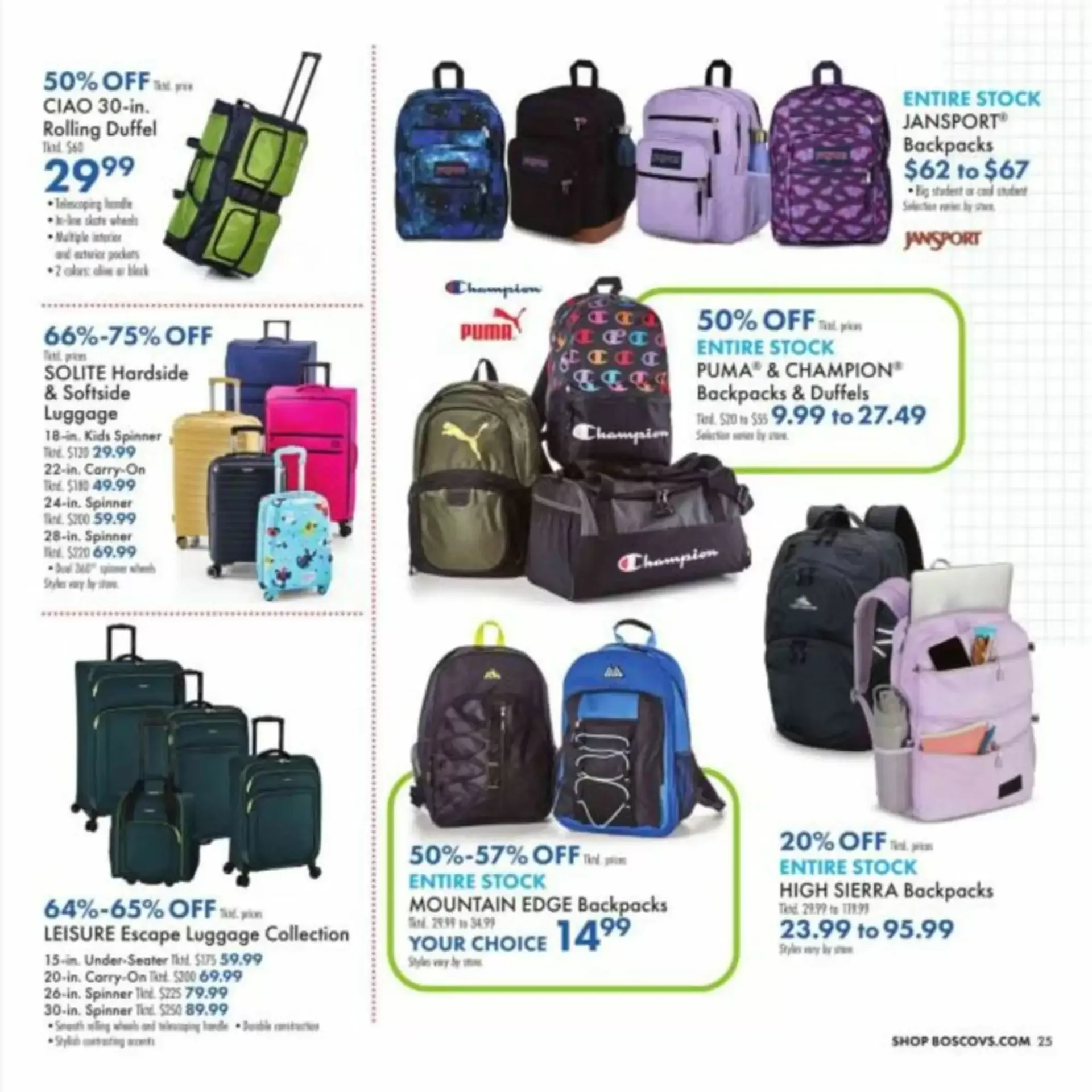 Weekly ad Boscov's Back to School from August 6 to August 19 2026 - Page 25