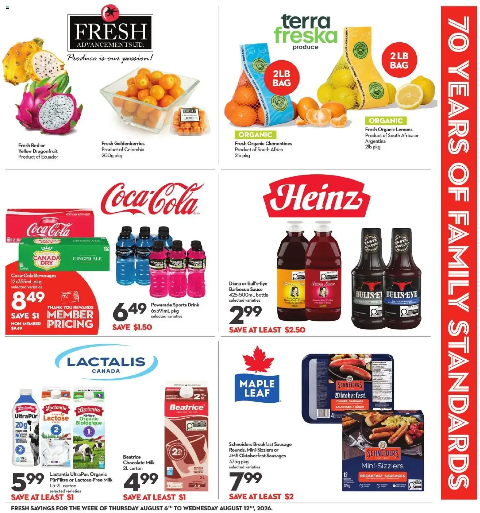 Longo's weekly flyer / circulaire from August 6 to August 12 2026 - flyer page 9