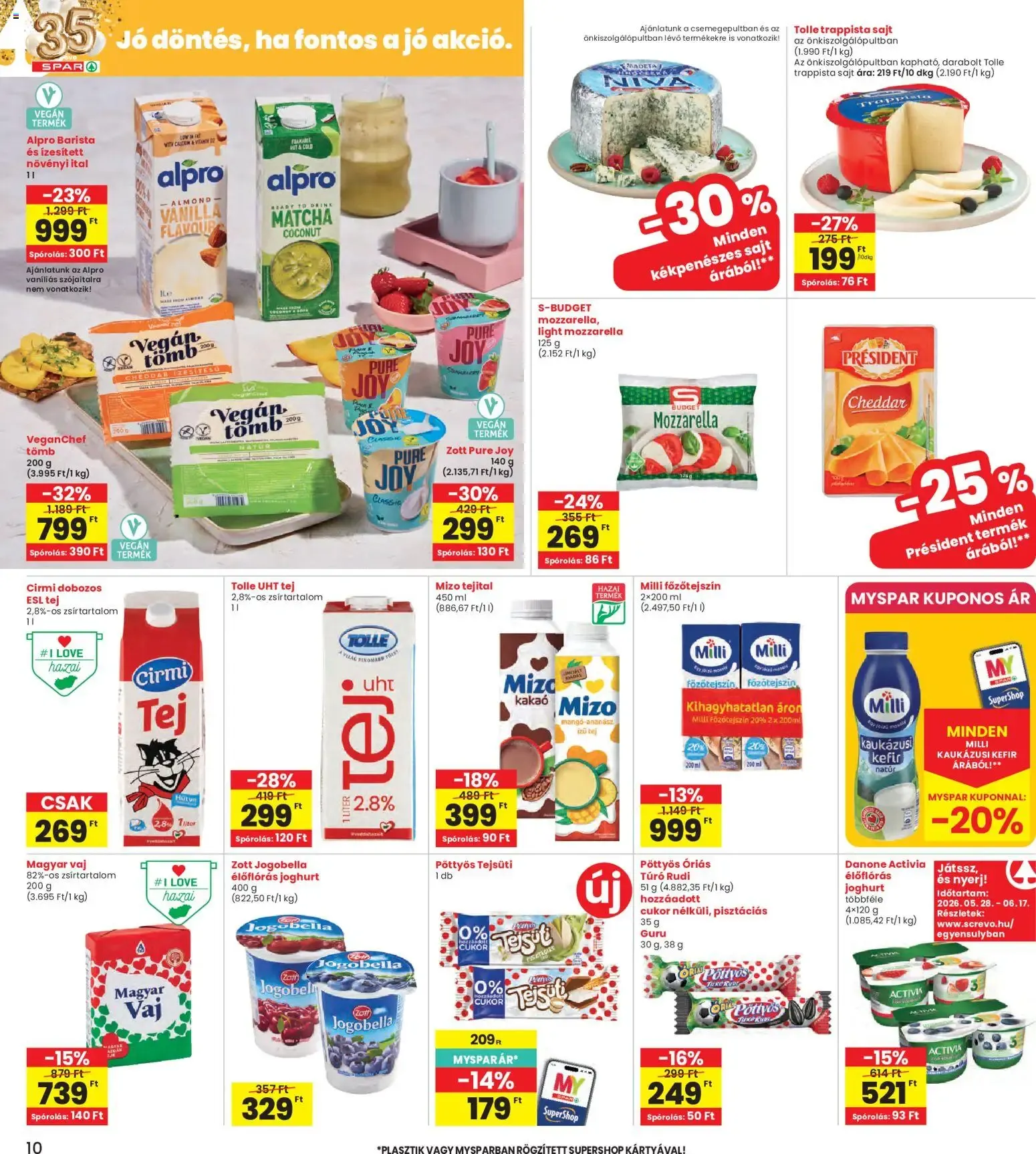 Katalógus Interspar akciós újság - 2026.06.11. -tól/töl > akció, lapozható szórólap 🛍️ június 11.-tól június 17.-ig 2026. - Oldal 10