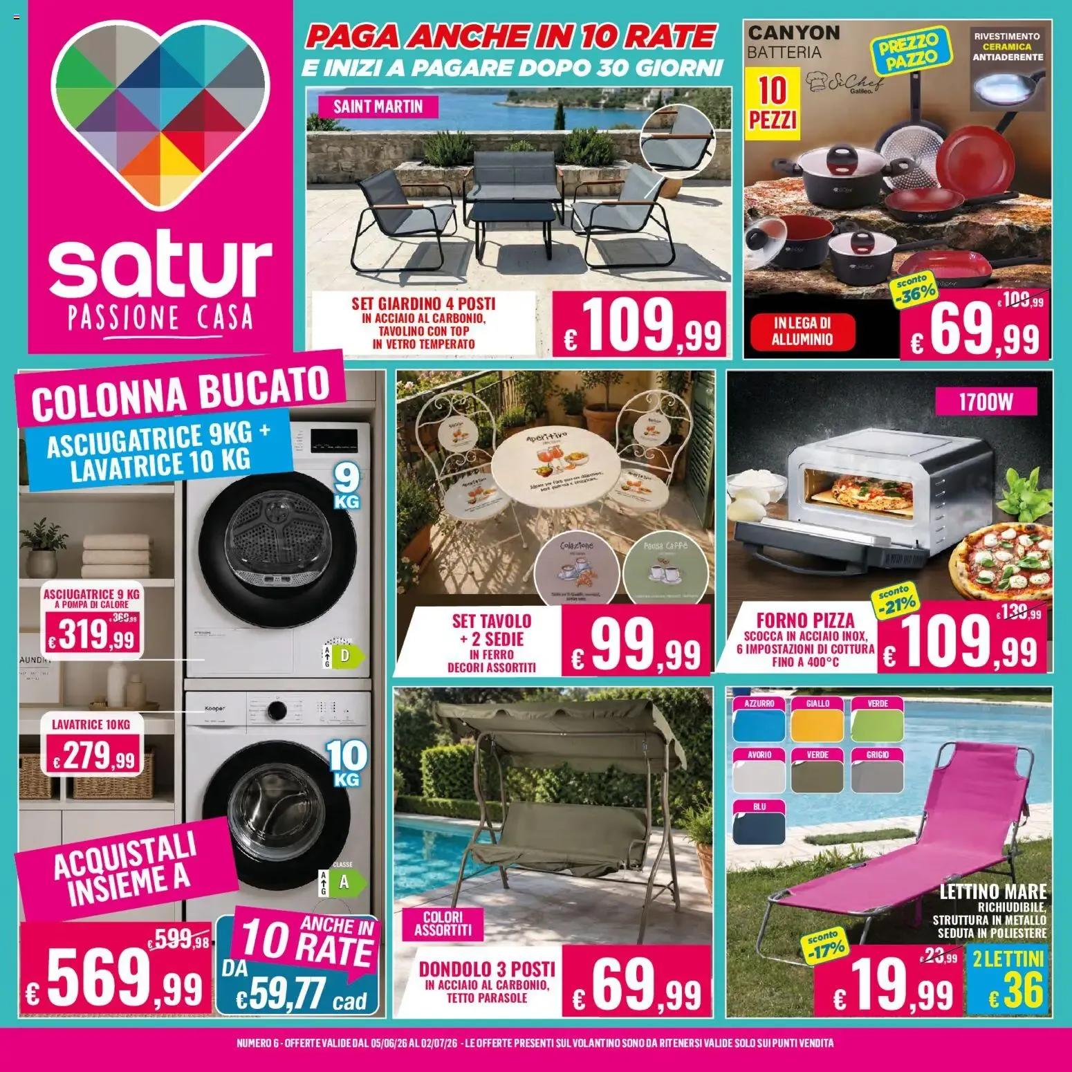 Satur volantino dal 05/06/2026 - online Offerte da 5 giugno a 2 luglio di 2026 - Pagina del volantino 1