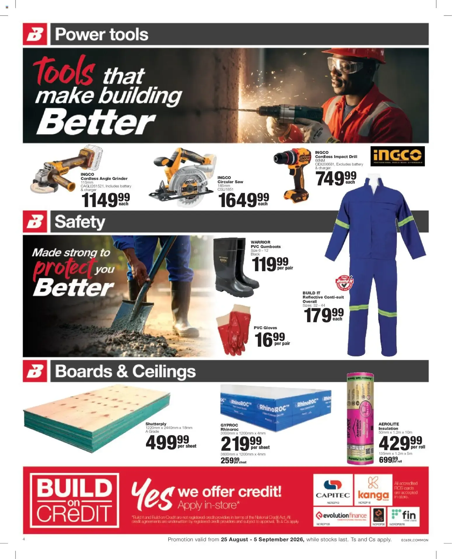 Build it - Sorted Like a BOSS / BOSS Deals from 25 August to 5 September 2026 - Catalogue Page 4